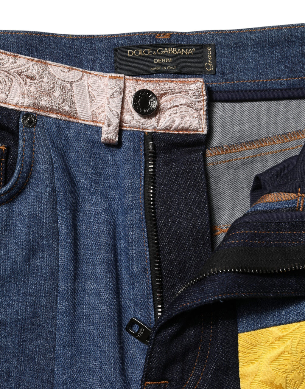 Dolce & Gabbana Multicolor Skinny Jeans for Women side view