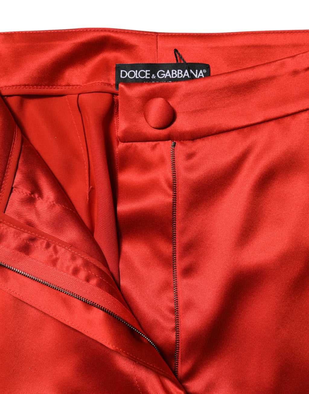 Dolce & Gabbana Red Casual Pants for Women side view