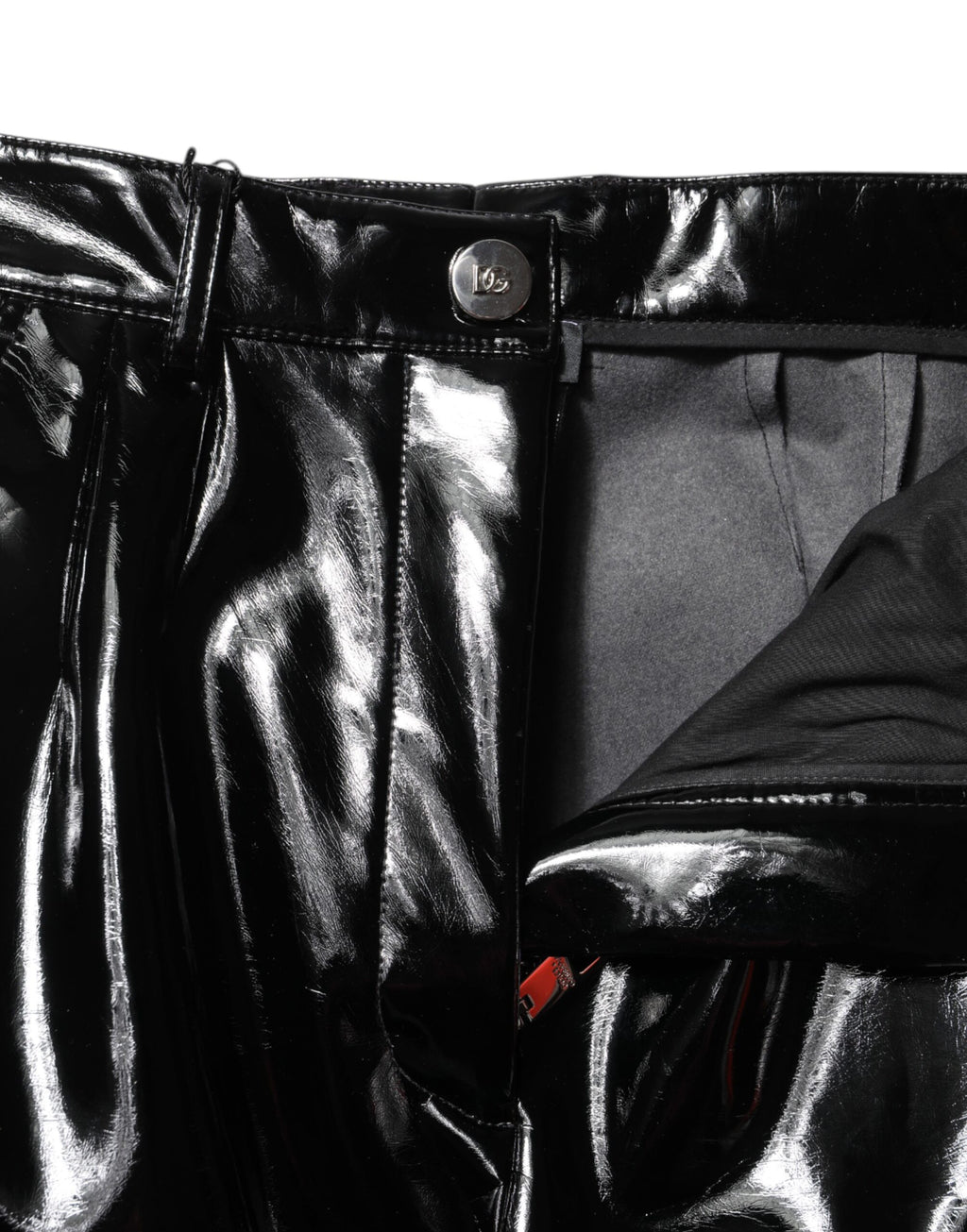 Pantalon cargo bootcut taille haute noir Dolce & Gabbana