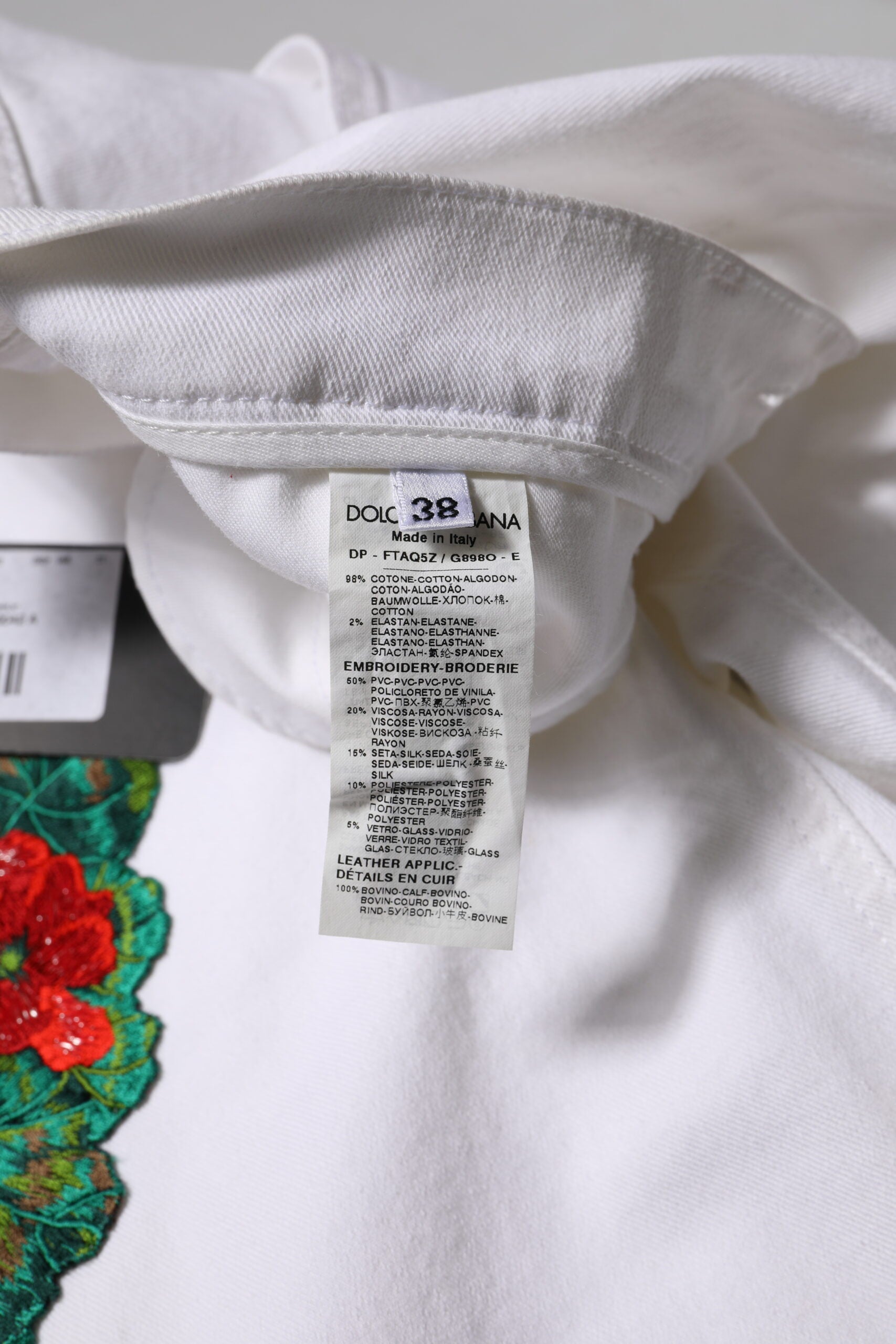 Dolce & Gabbana White Flared Jeans for Women additional view