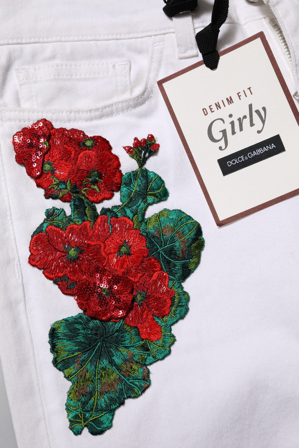 Dolce & Gabbana White Flared Jeans for Women additional view