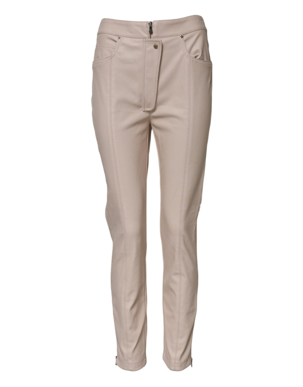 Elisabetta Franchi Beige Dress Pants for Women