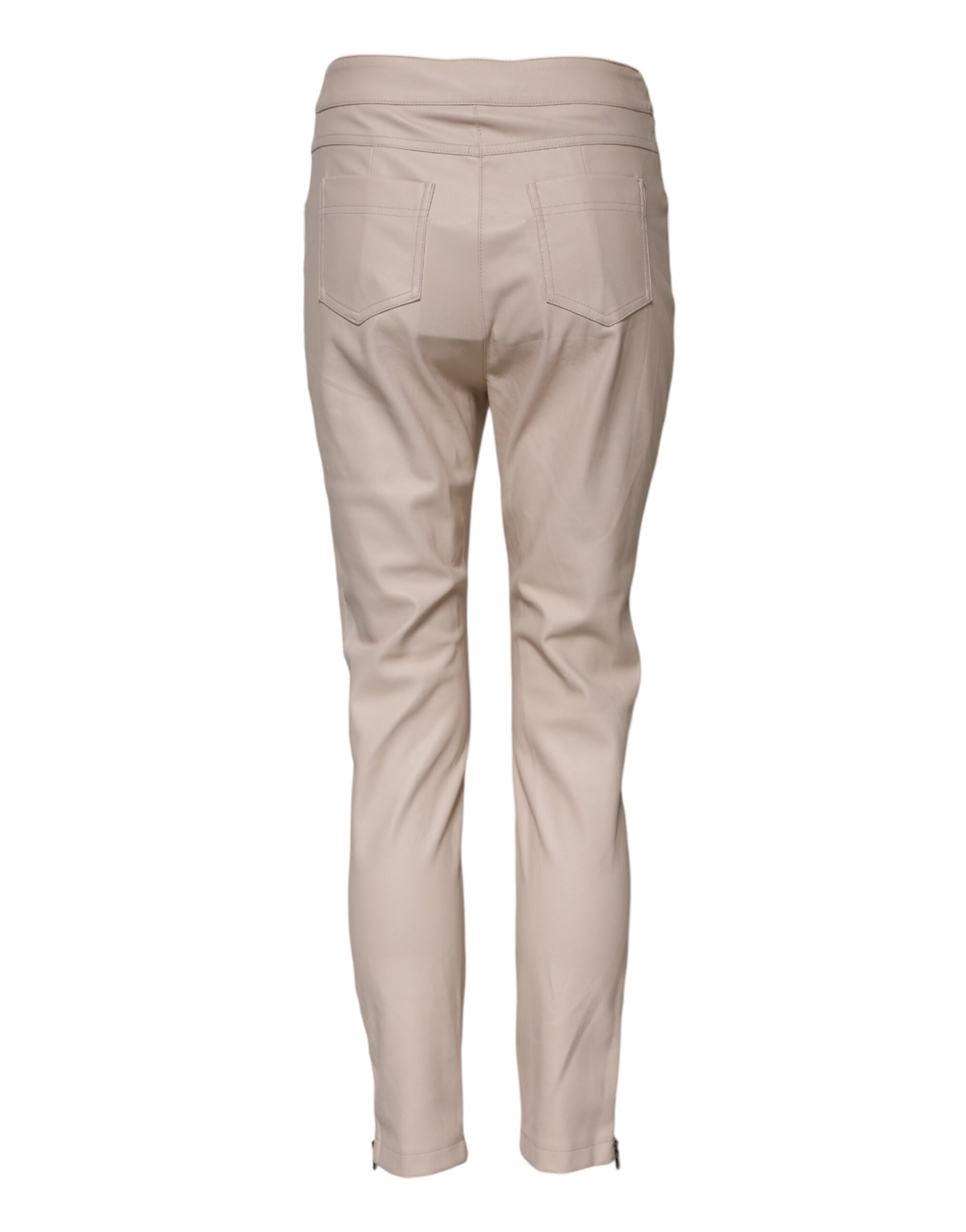 Elisabetta Franchi Beige Dress Pants for Women detail view