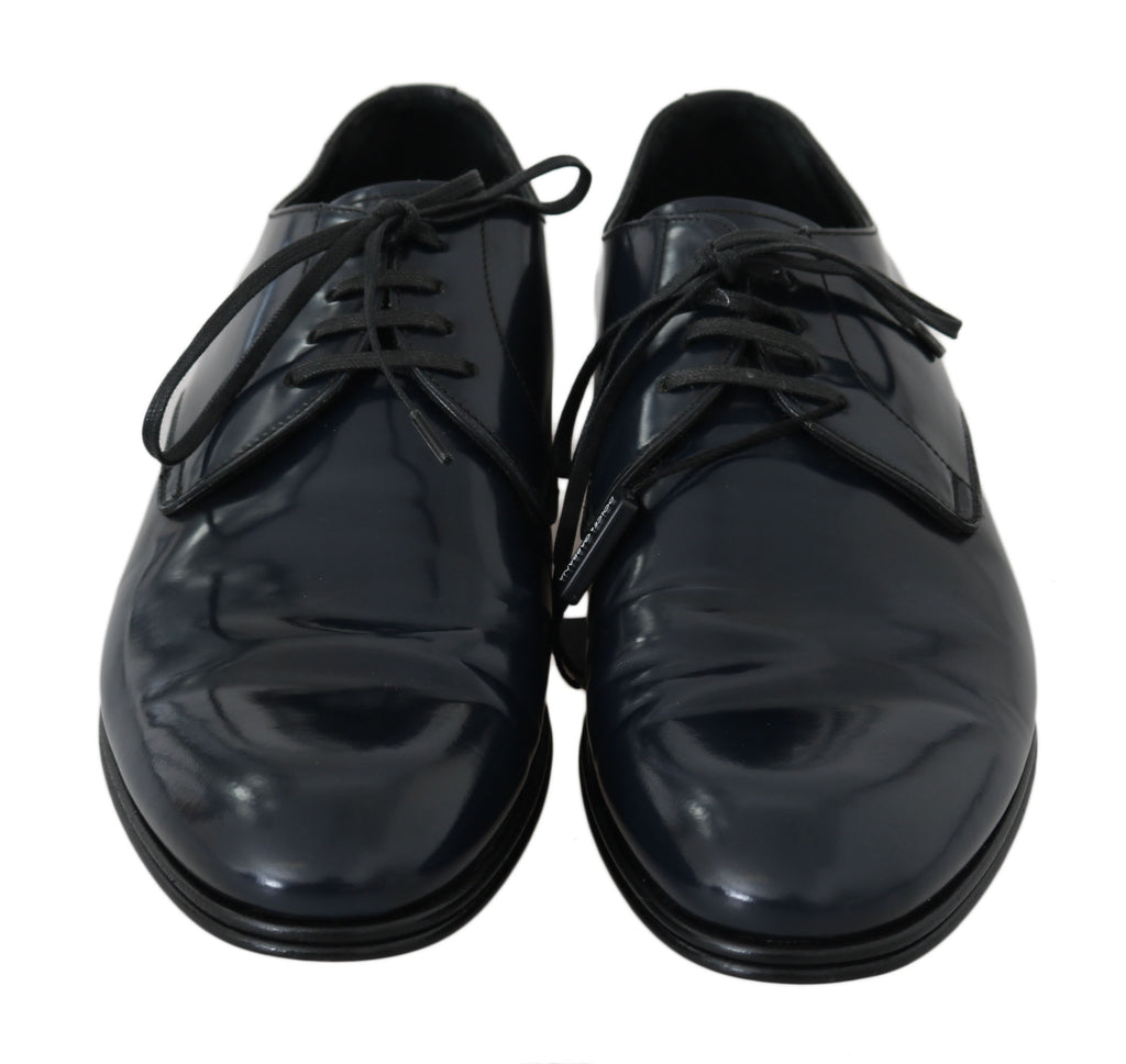 Dolce & Gabbana Blue Oxfords And Derbies for Men side view