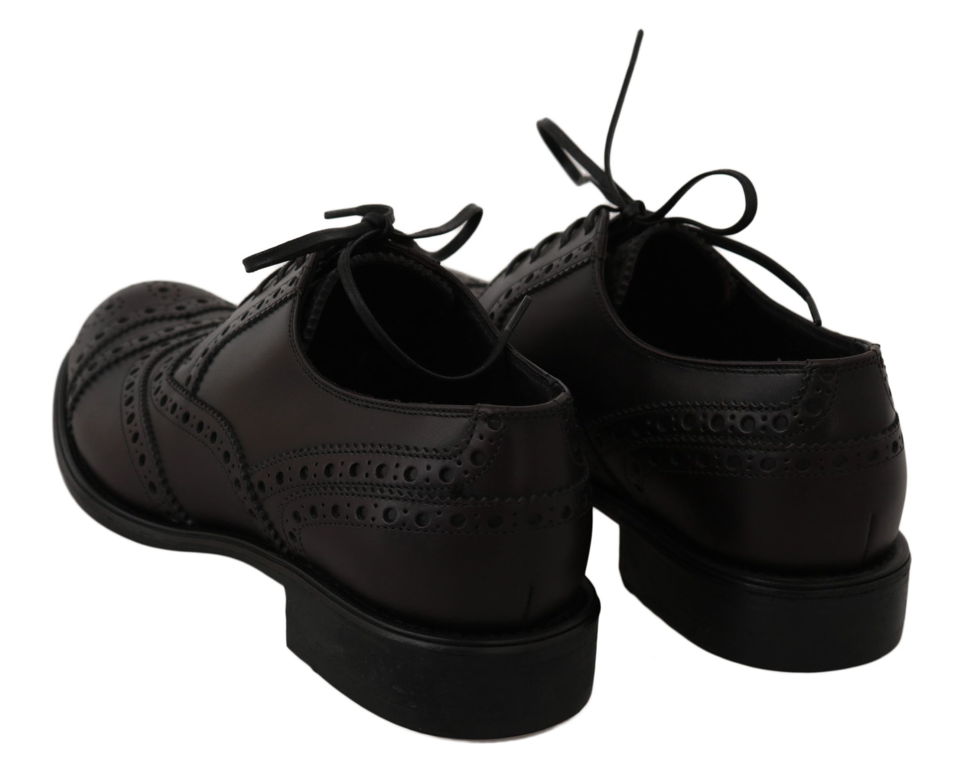 Chaussures habillées Richelieu Dolce & Gabbana en cuir noir