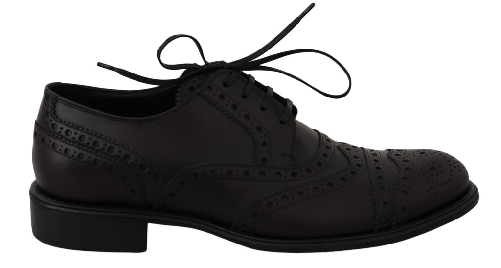 Chaussures habillées Richelieu Dolce & Gabbana en cuir noir