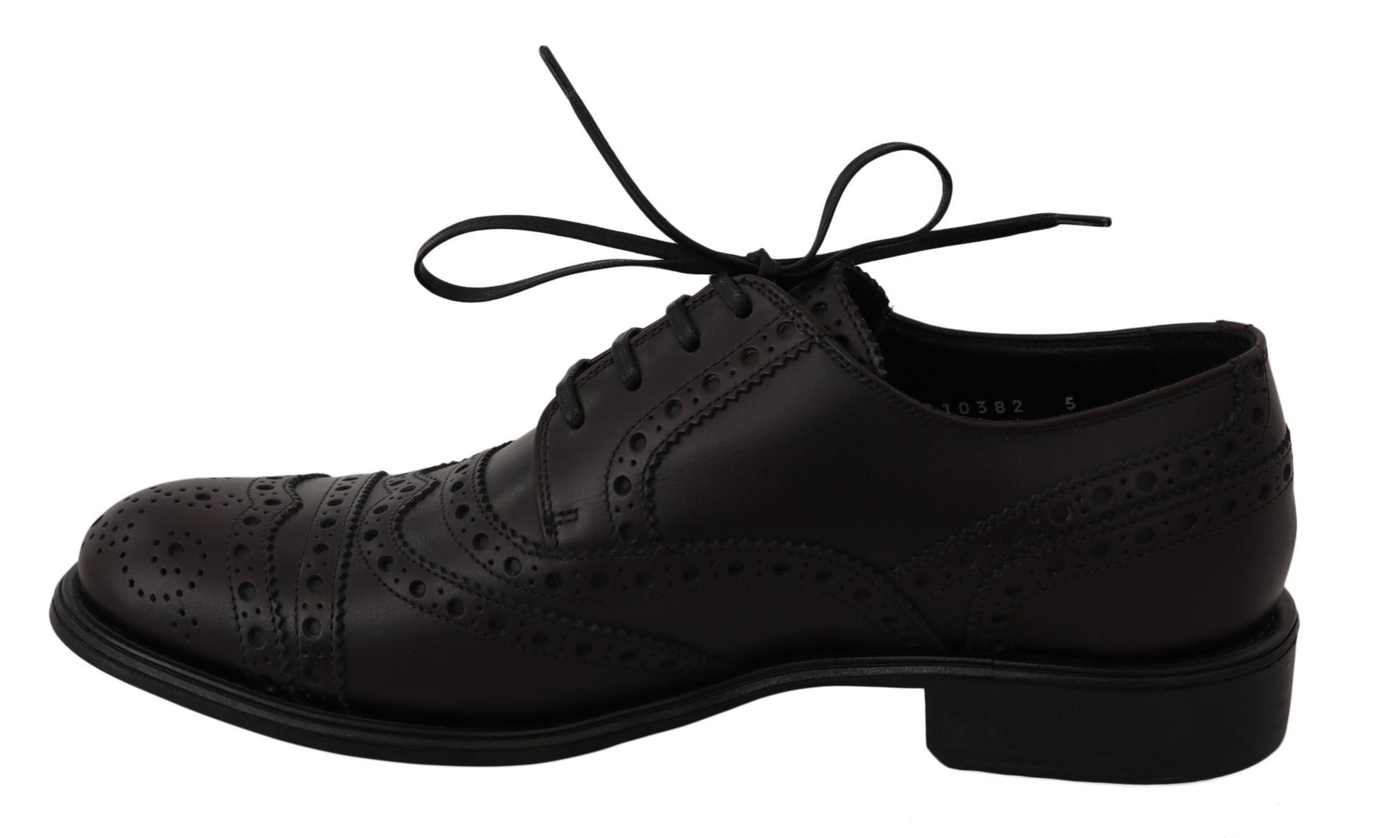 Chaussures habillées Richelieu Dolce & Gabbana en cuir noir