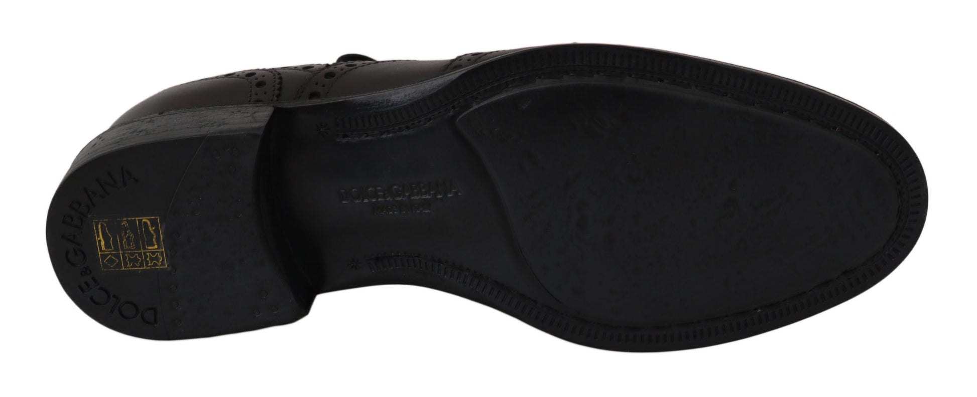 Chaussures habillées Richelieu Dolce & Gabbana en cuir noir