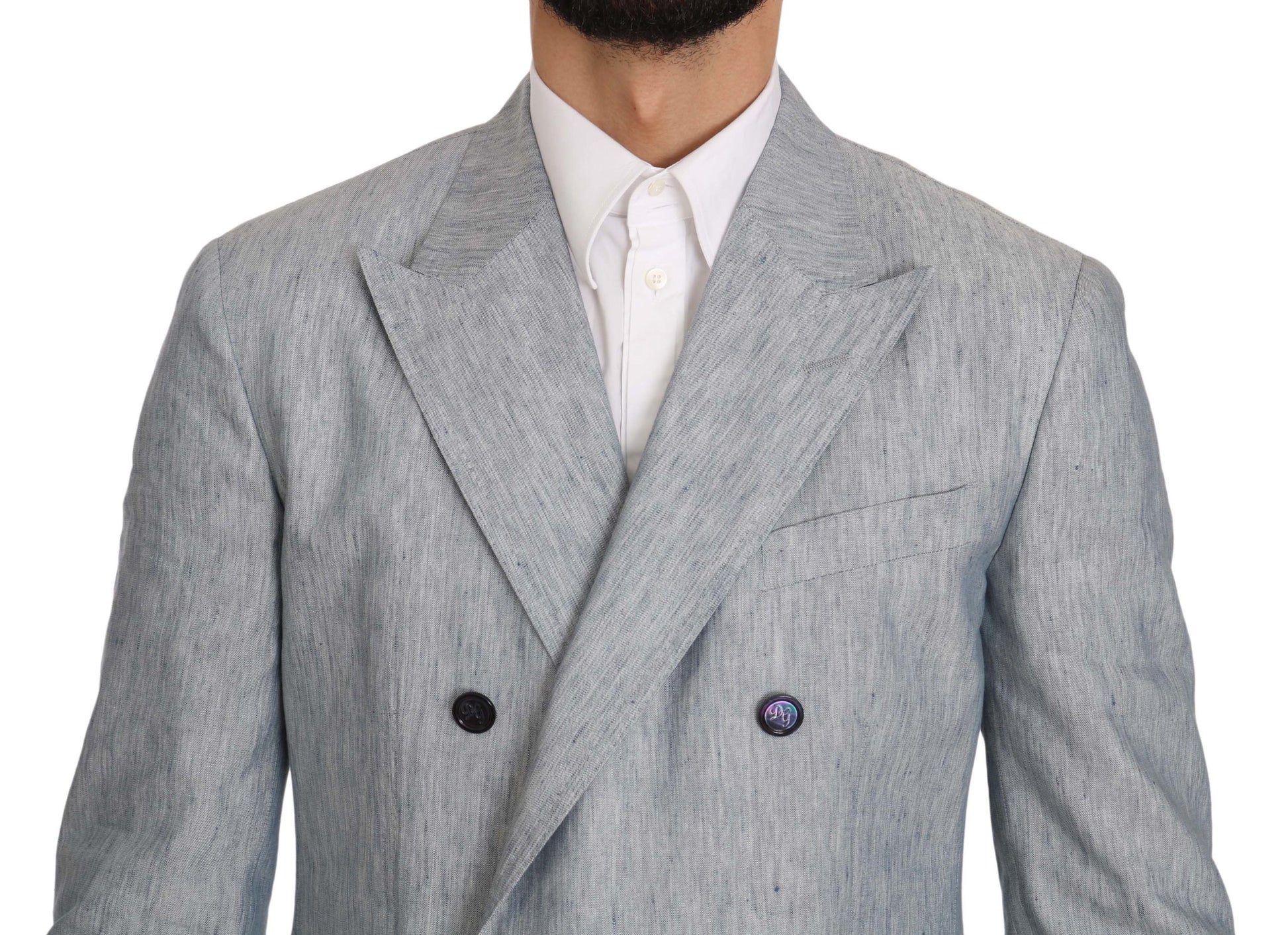 Dolce & Gabbana Blue Blazer for Men detail view
