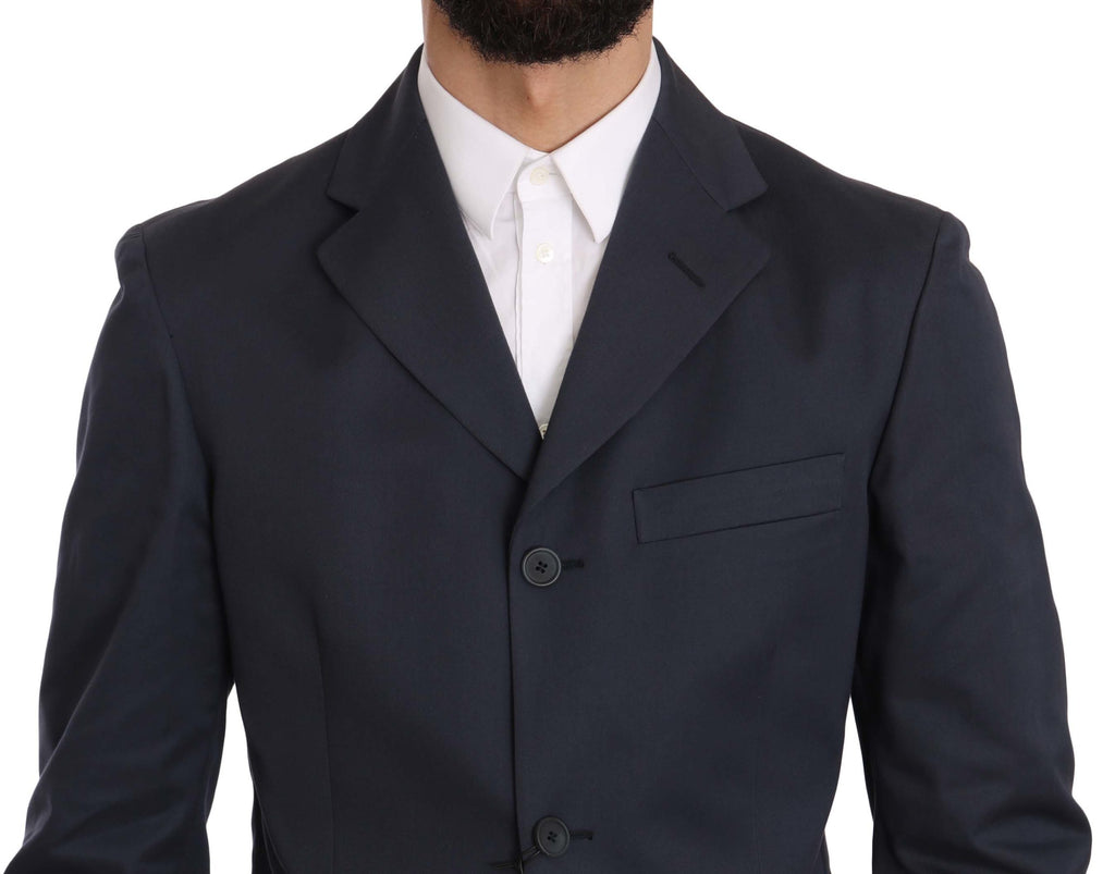 Romeo Gigli Blue Two Piece Suits for Men detail view