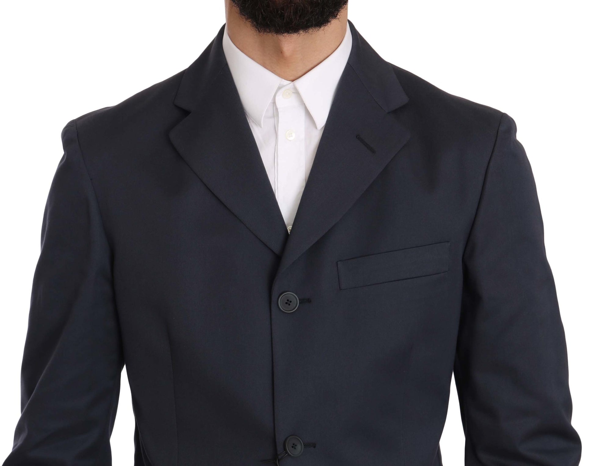 Romeo Gigli Blue Two Piece Suits for Men detail view