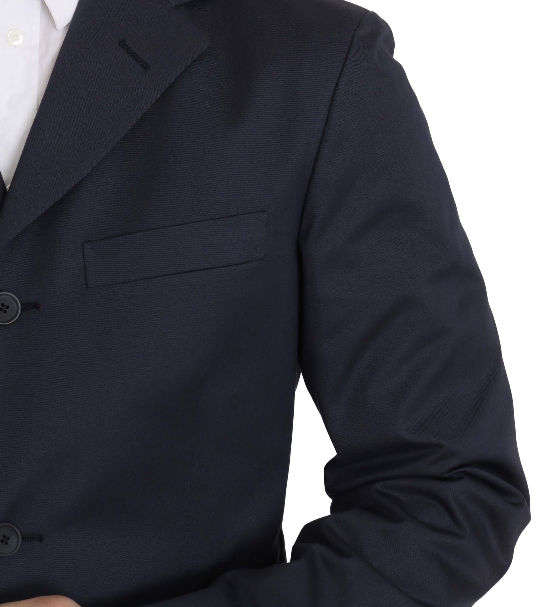 Romeo Gigli Blue Two Piece Suits for Men side view
