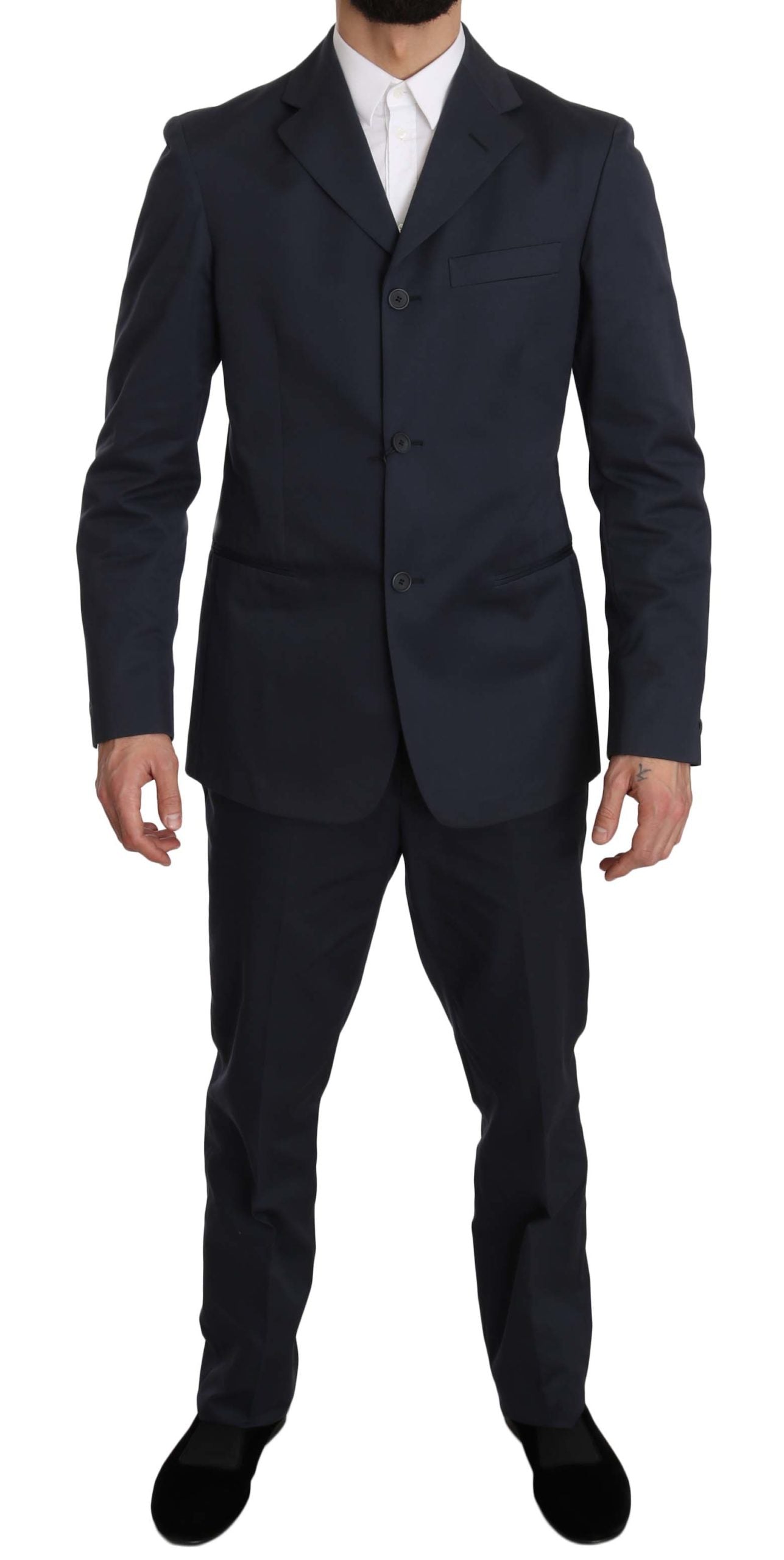 Romeo Gigli Blue Two Piece Suits for Men