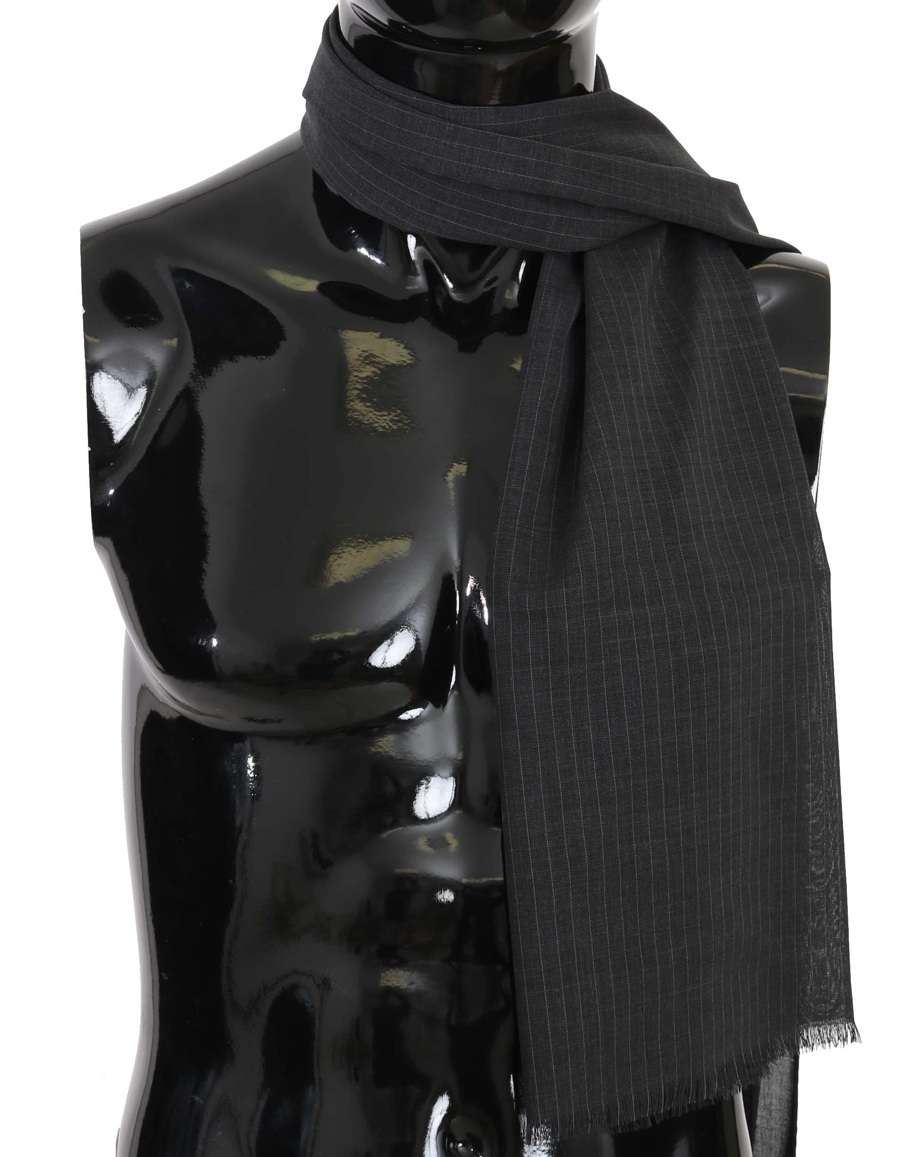 Dolce & Gabbana Grey Scarf for Men detail view