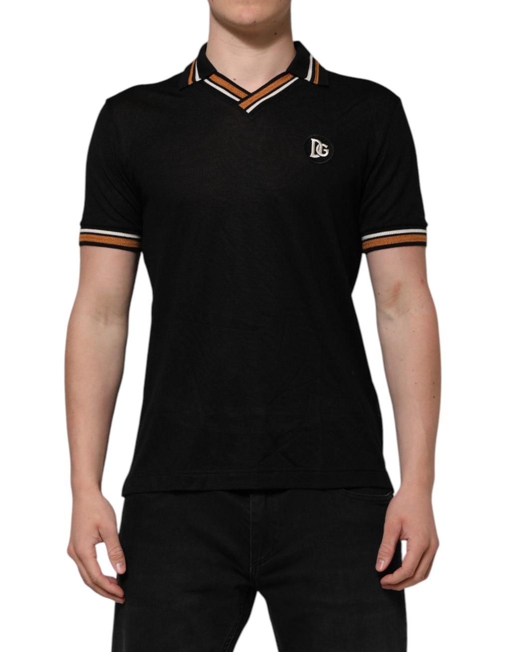 Dolce & Gabbana Black Polo Shirt for Men alternate view