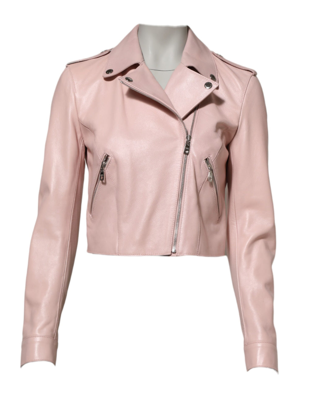 Dolce & Gabbana Pink Biker Jackets for Women alternate view