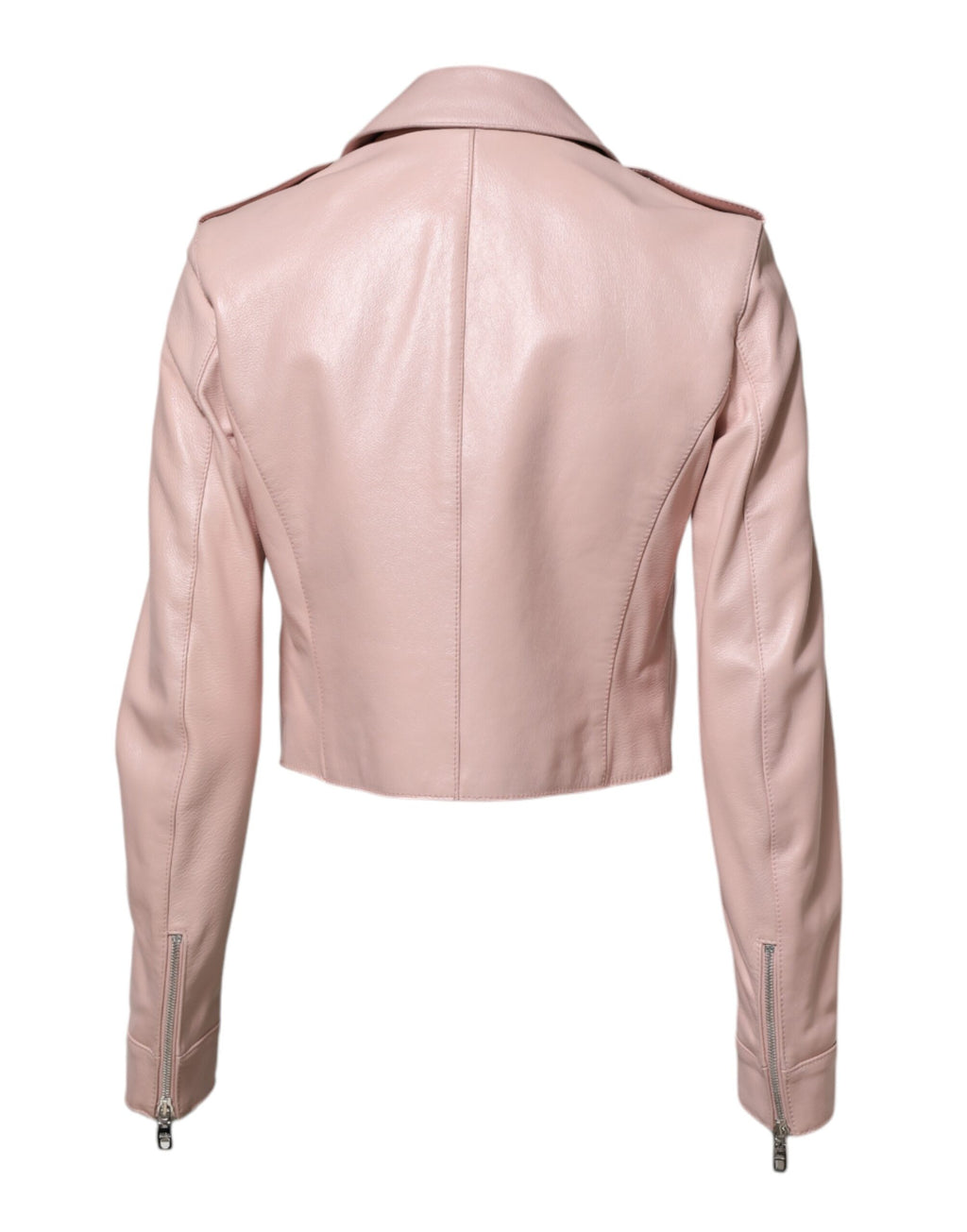 Dolce & Gabbana Pink Biker Jackets for Women detail view