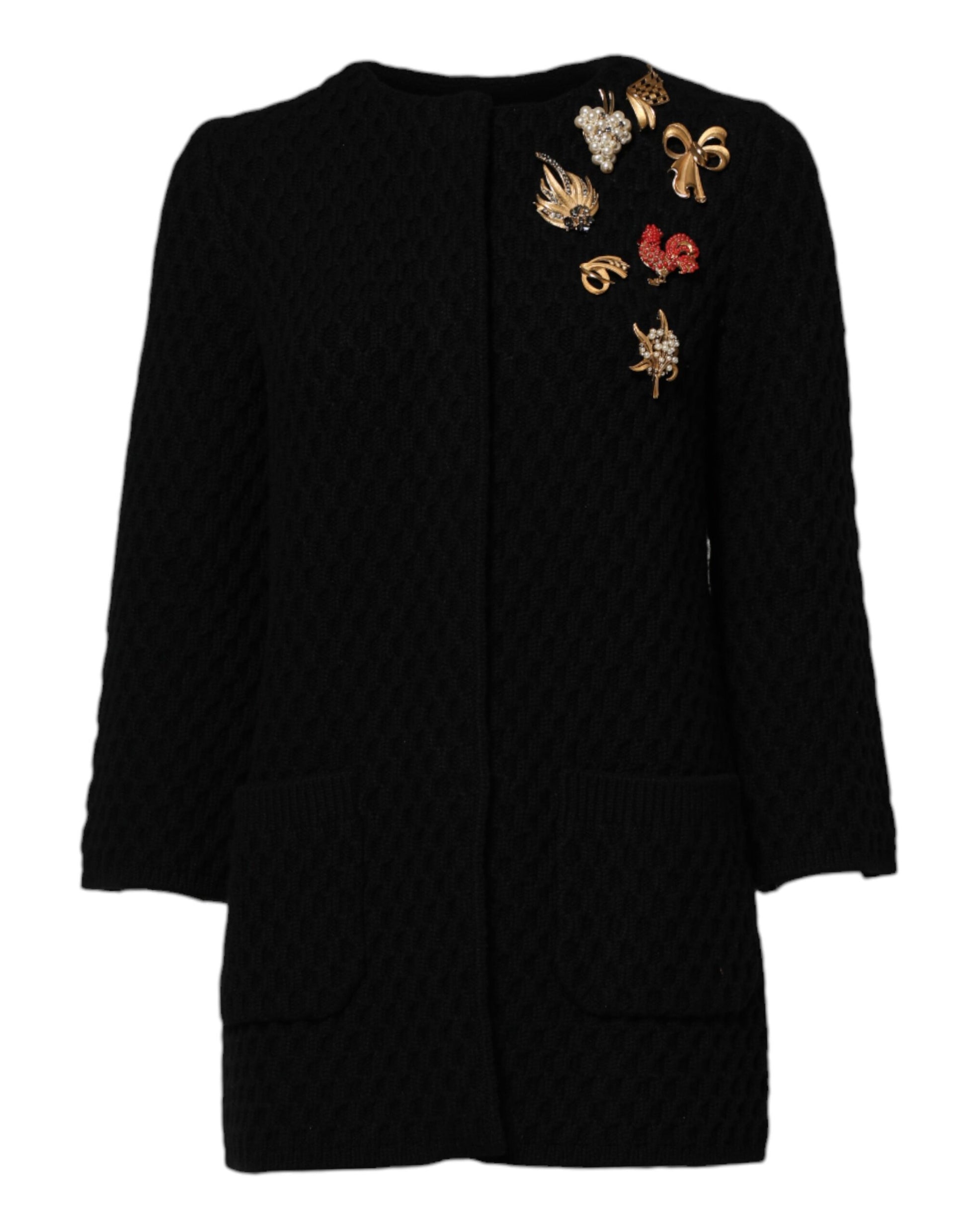 Dolce & Gabbana Black Coat for Women alternate view