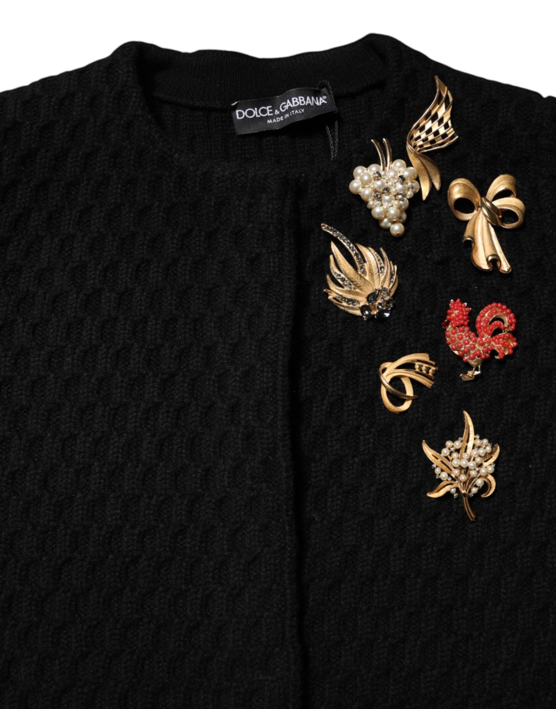 Dolce & Gabbana Black Coat for Women side view