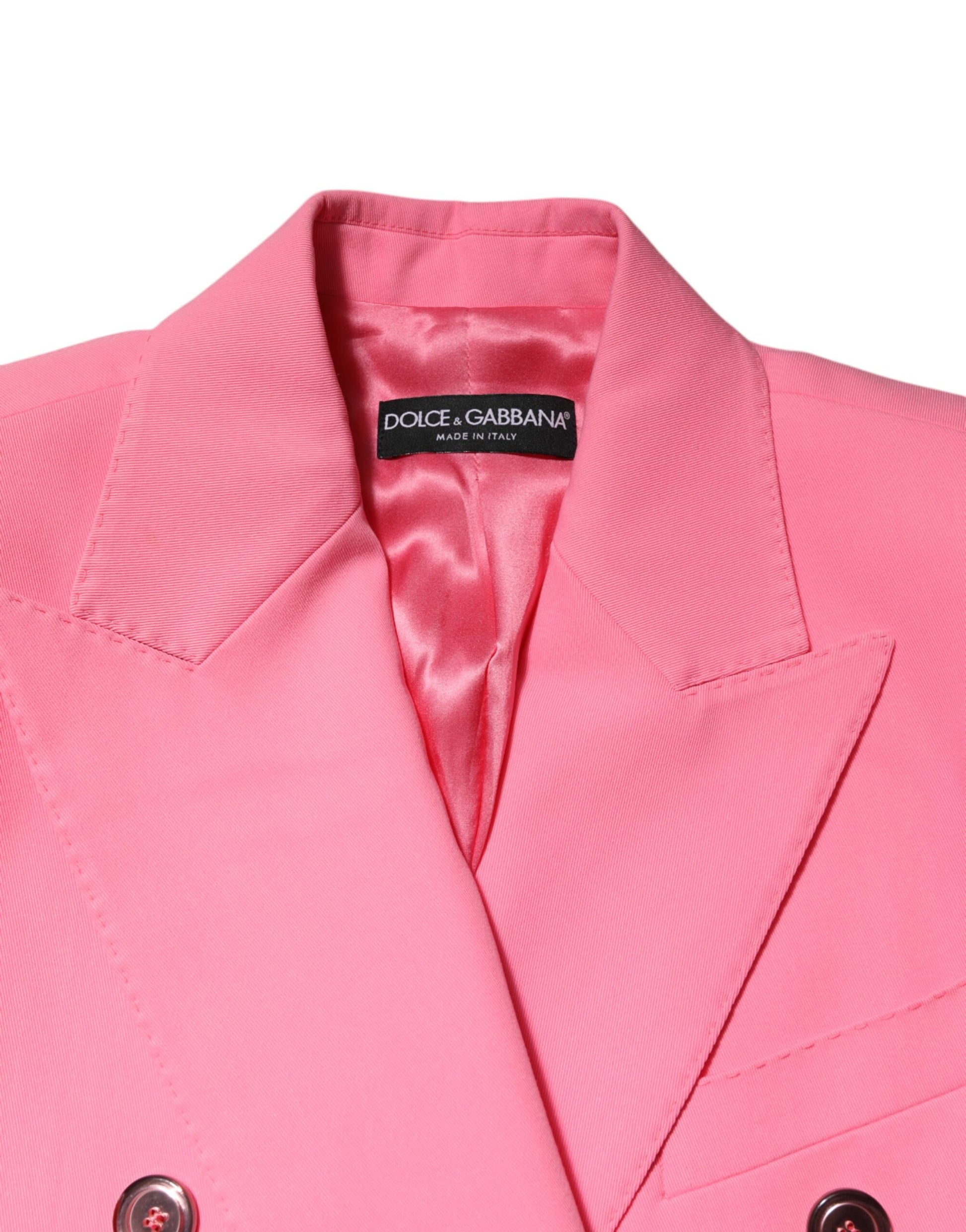 Dolce & Gabbana Pink Coat for Women side view