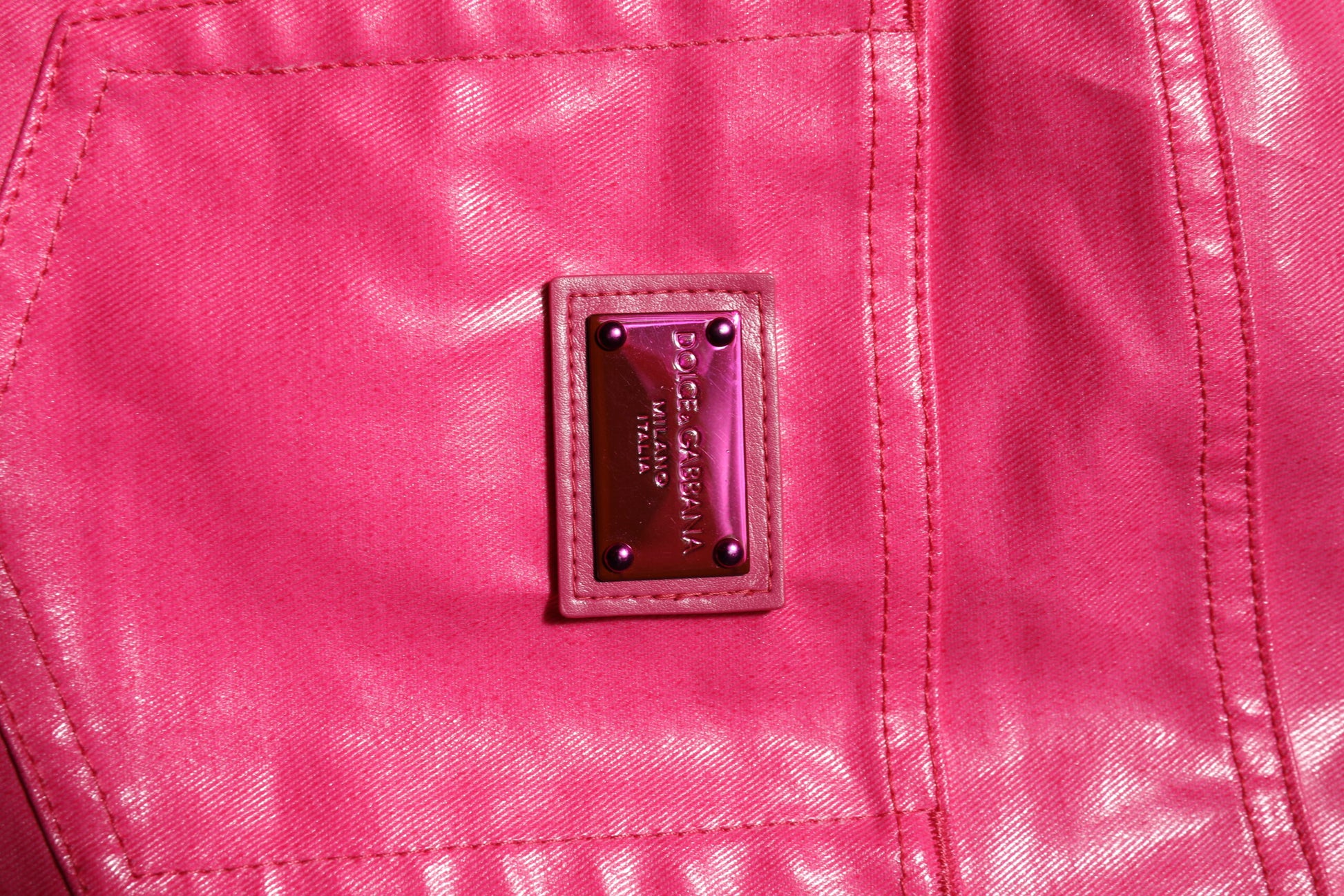 Dolce & Gabbana Pink Skinny Jeans for Women additional view