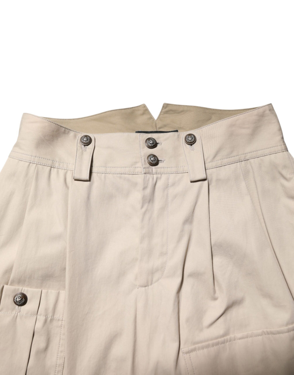 Dolce & Gabbana Beige Casual Pants for Women side view