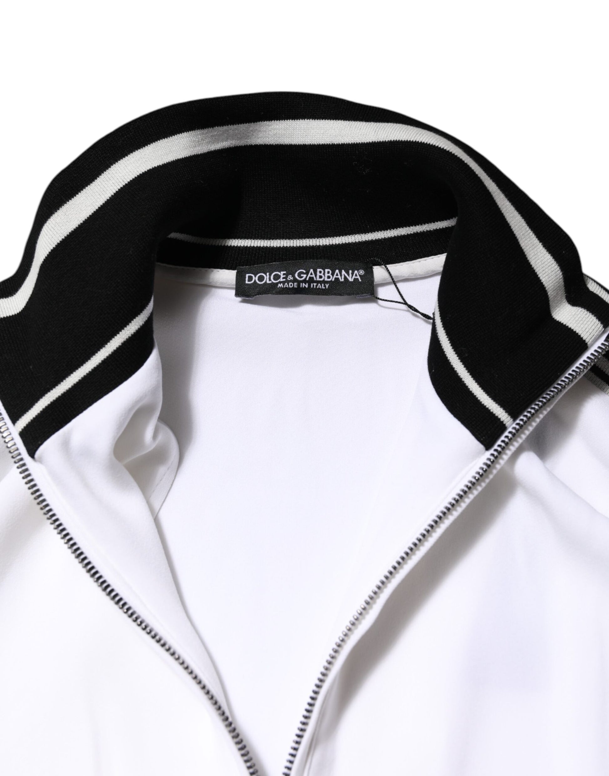 Dolce & Gabbana White Bomber for Women side view