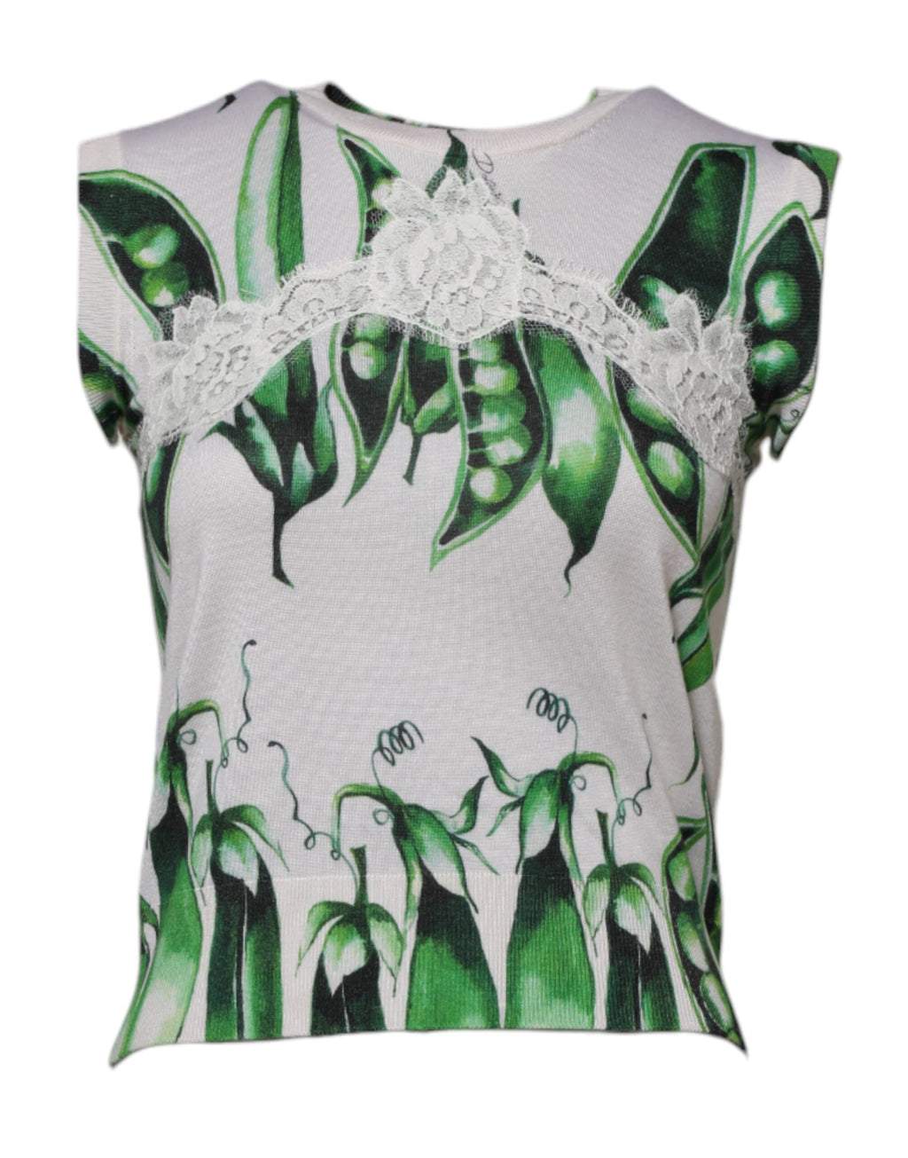 Dolce & Gabbana White Sleeveless T-Shirt for Women