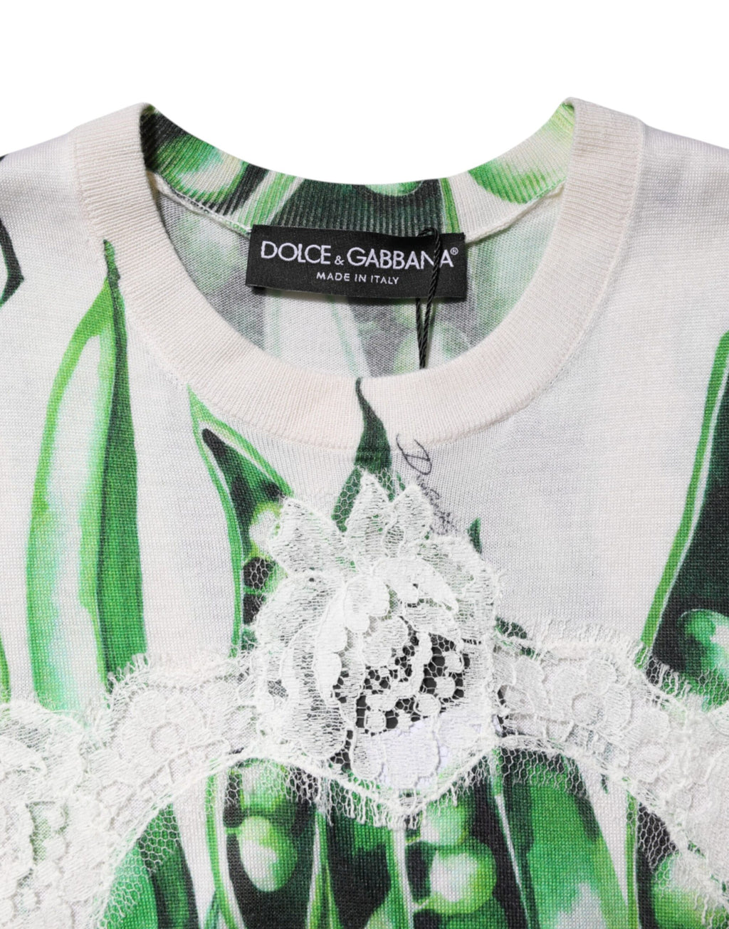 Dolce & Gabbana White Sleeveless T-Shirt for Women side view