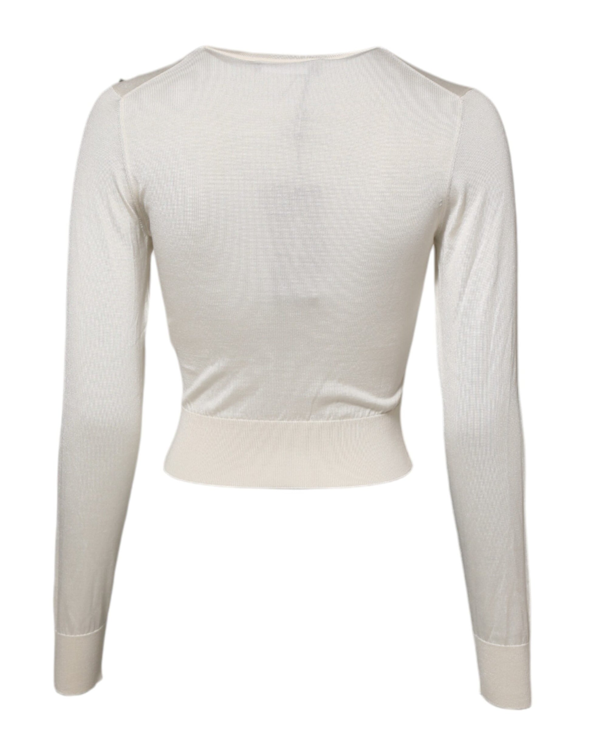 Dolce & Gabbana White Sweatshirt for Women detail view