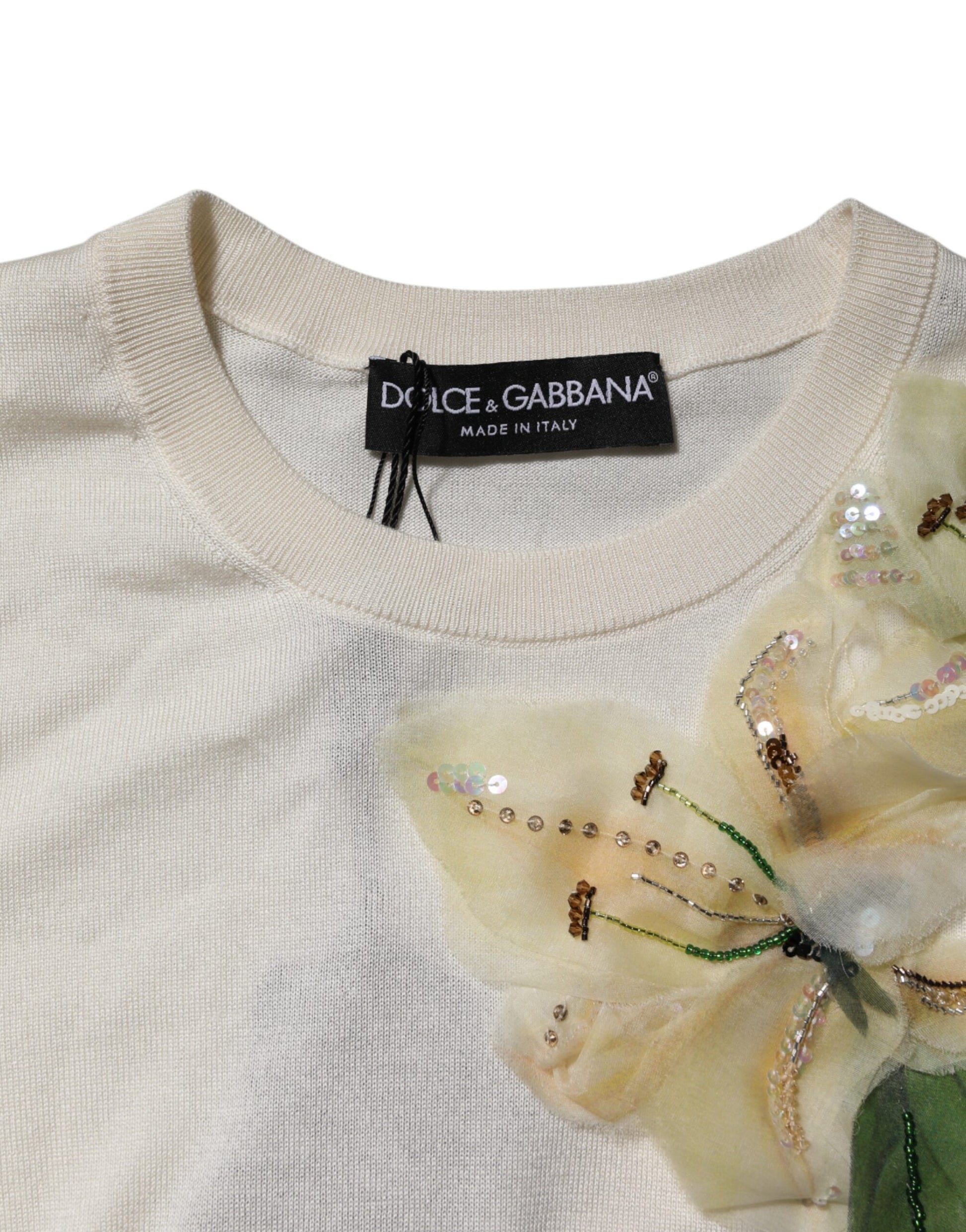 Dolce & Gabbana White Sweatshirt for Women side view