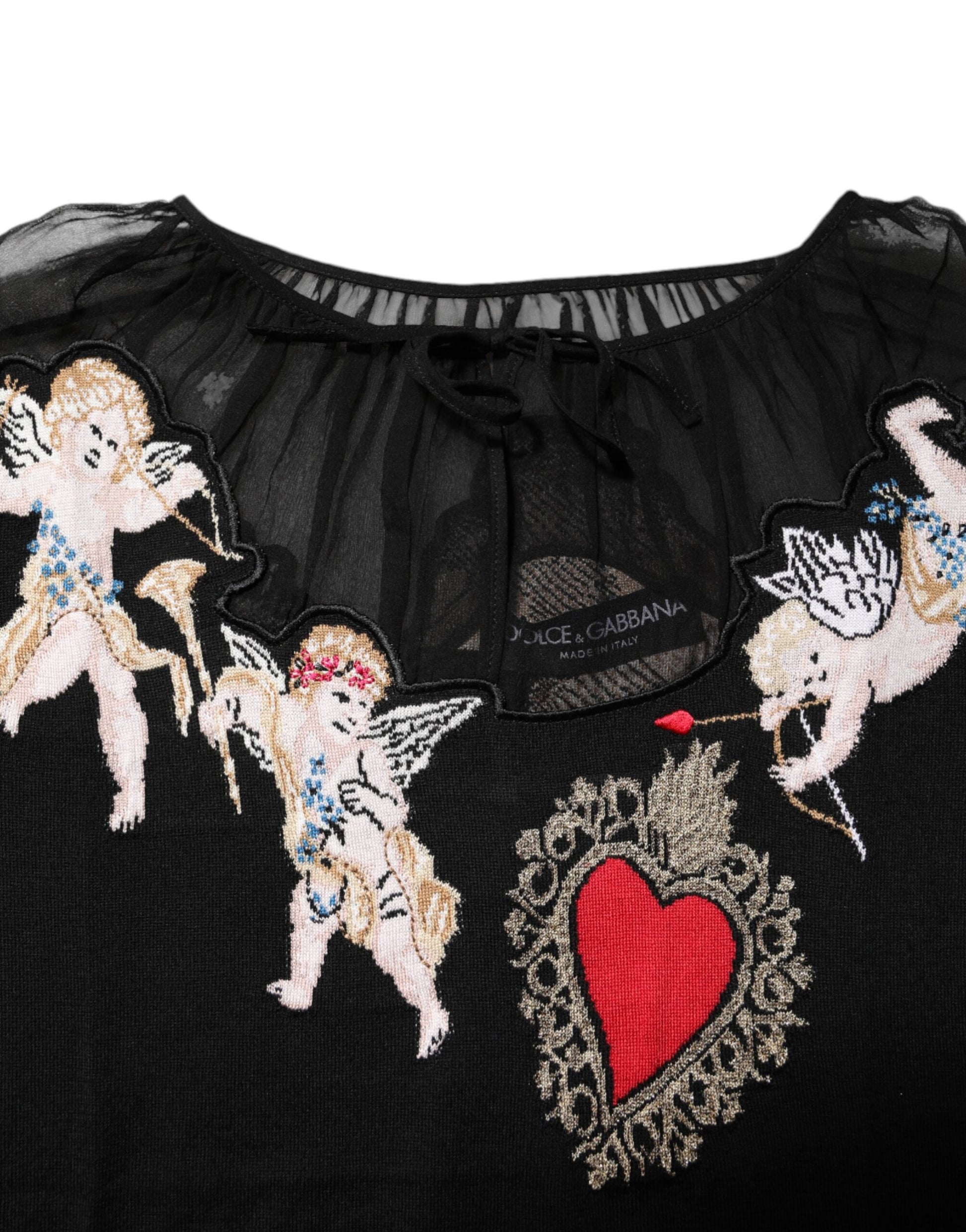 Dolce & Gabbana Black Blouse for Women side view