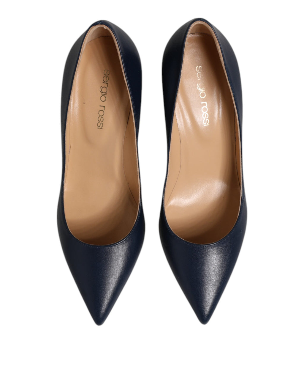 Sergio Rossi Blue Mid Heel for Women detail view