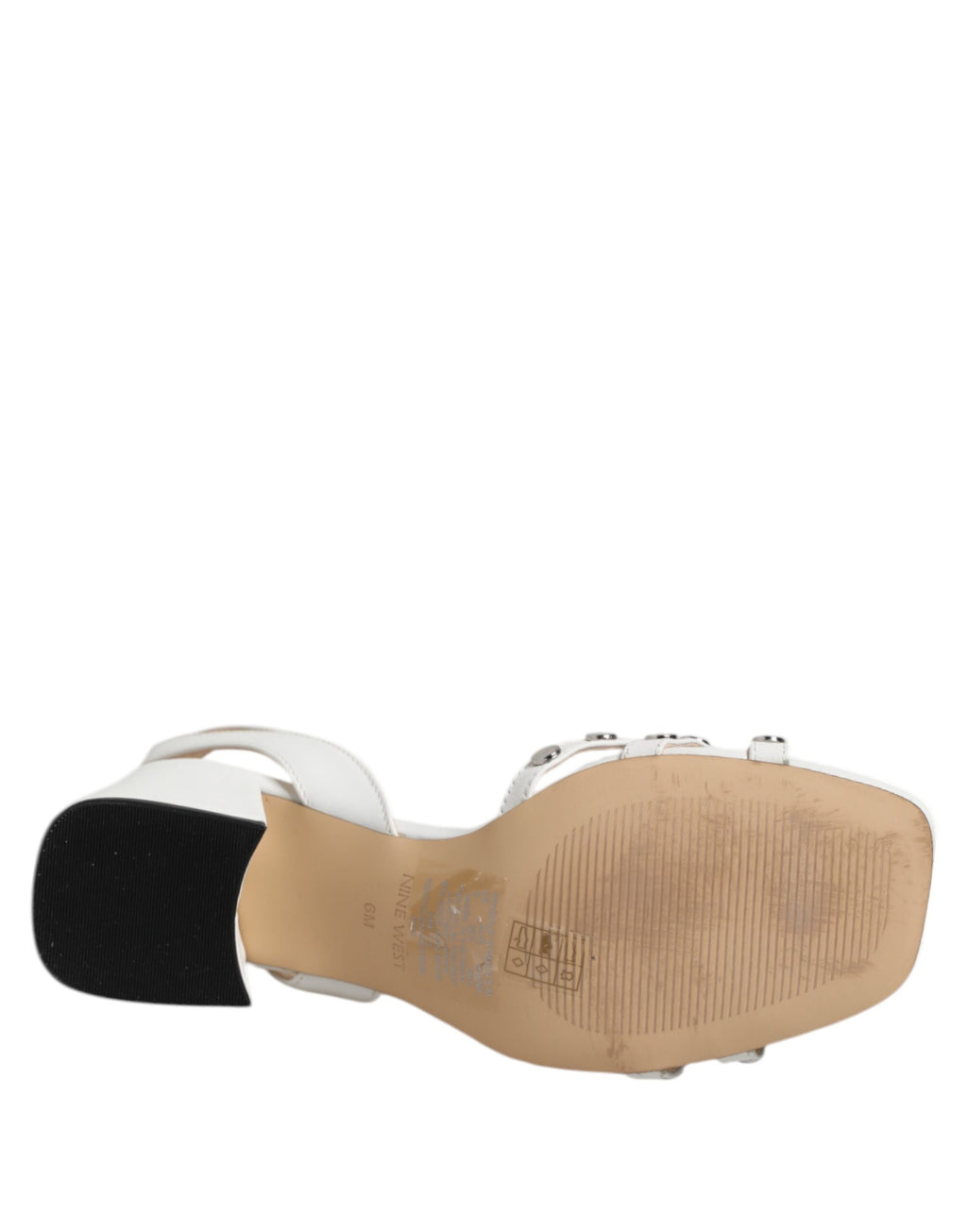 Nine West White Strap Ons for Women additional view