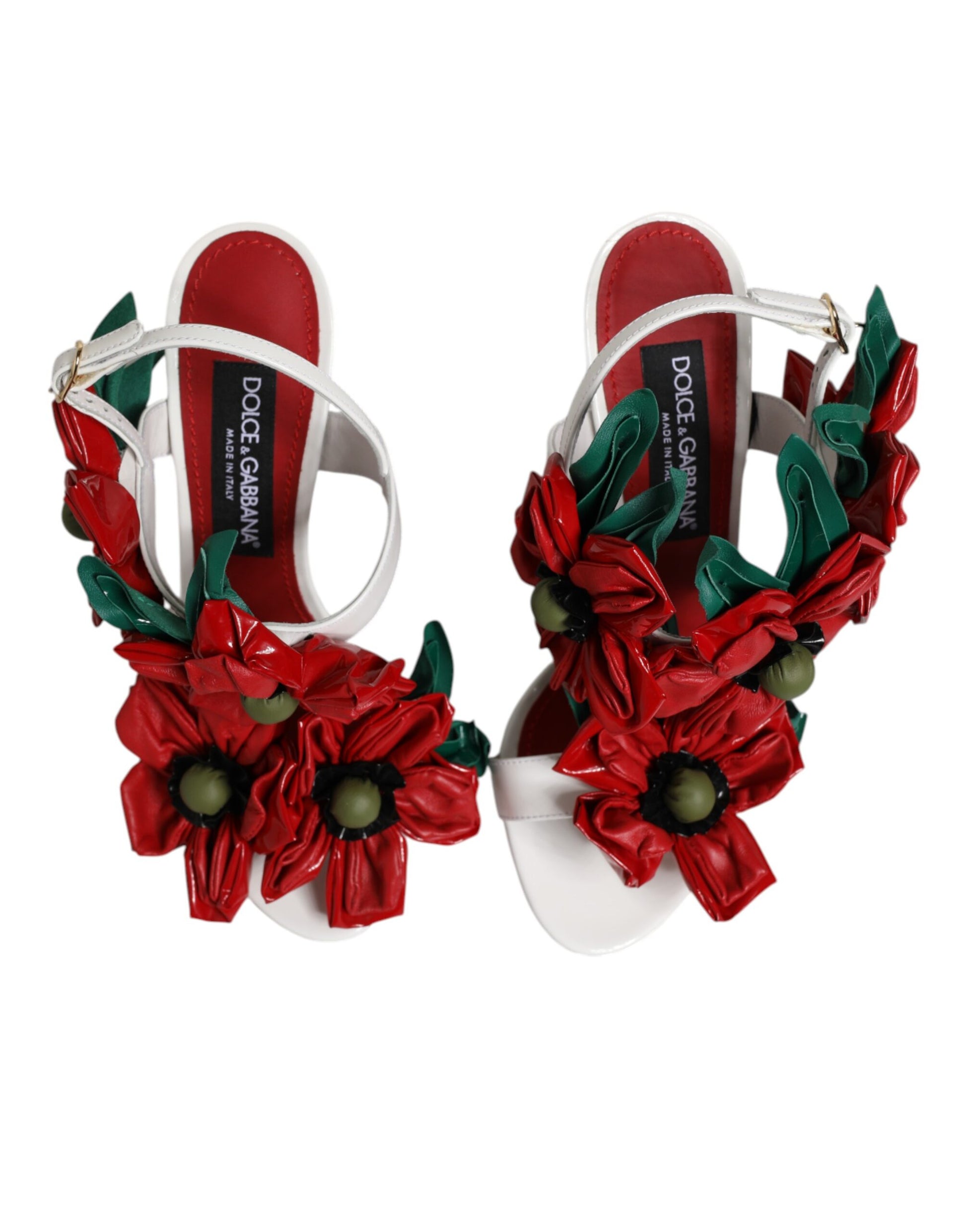 Dolce & Gabbana White Stiletto Heels for Women detail view