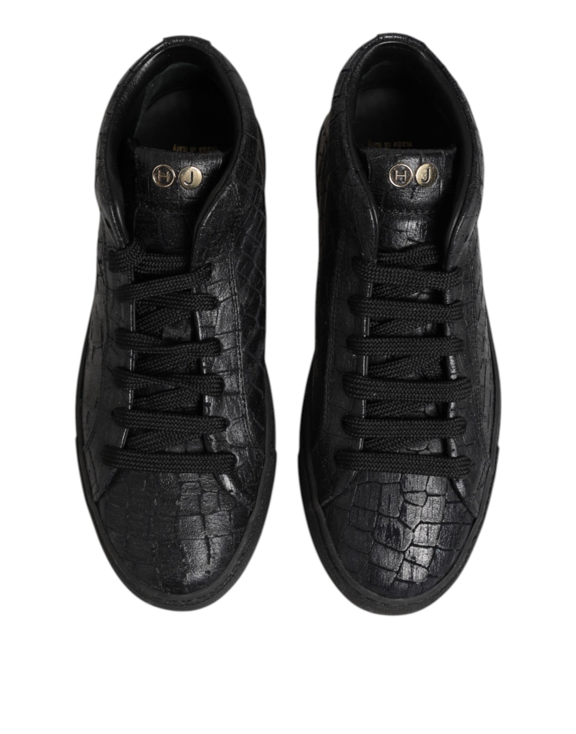 HIDE & JACK Black Athletic Sneakers for Women detail view