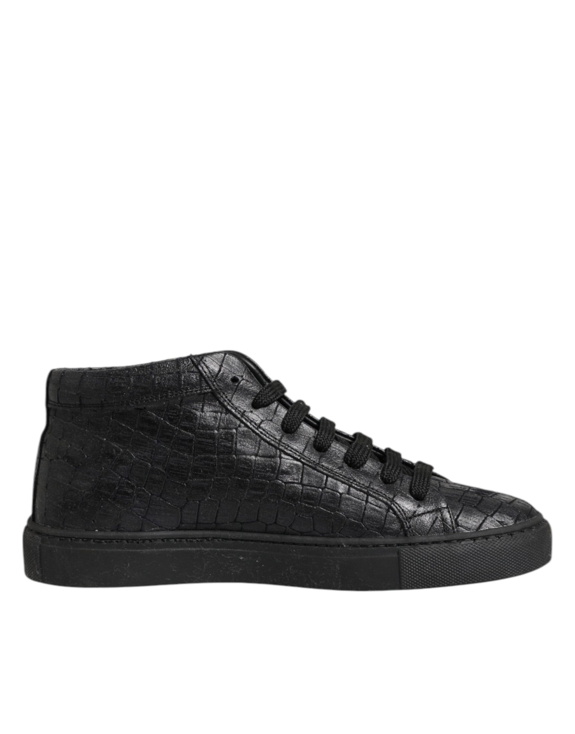 HIDE & JACK Black Athletic Sneakers for Women