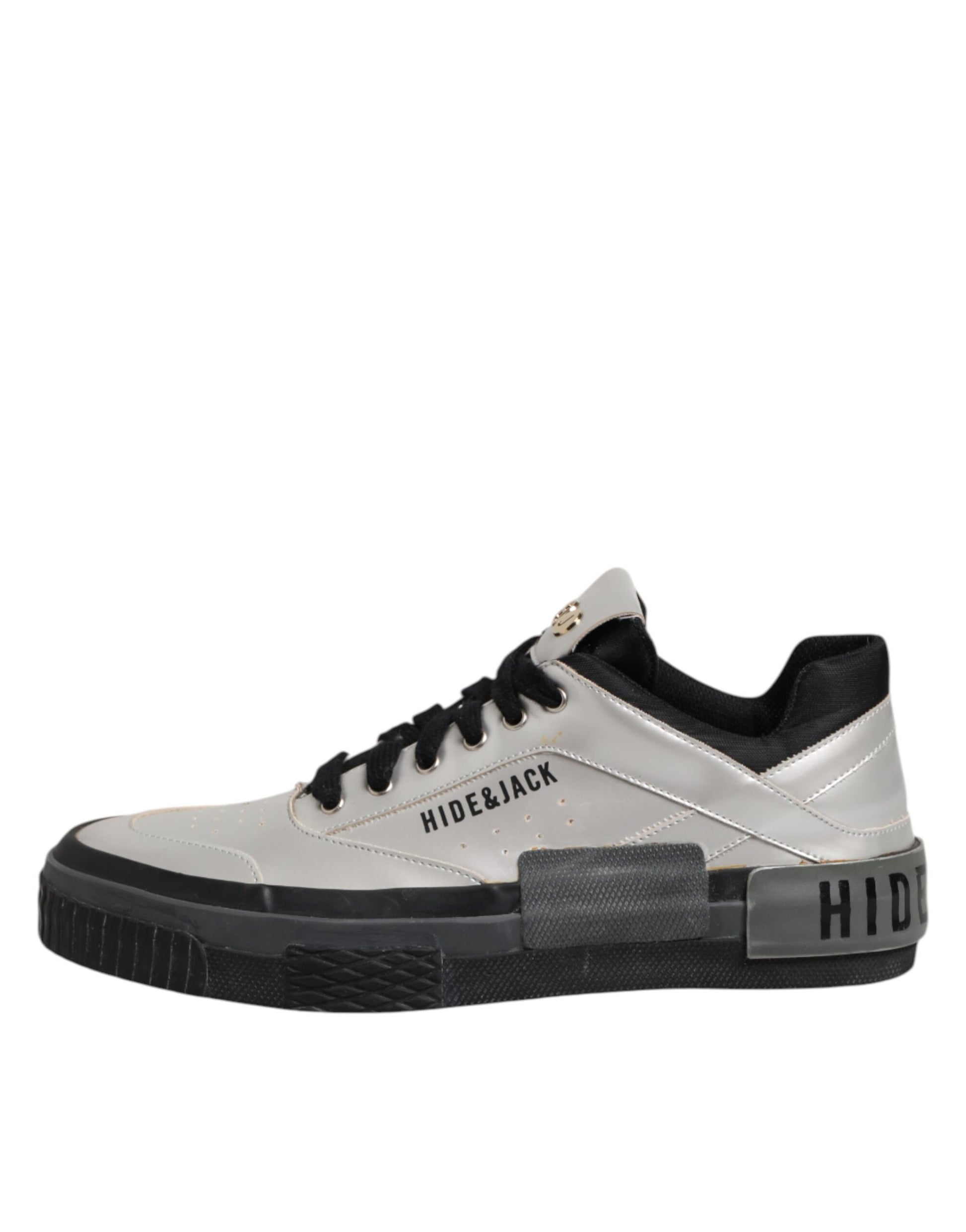 HIDE & JACK Silver Low Top Sneakers for Women additional view