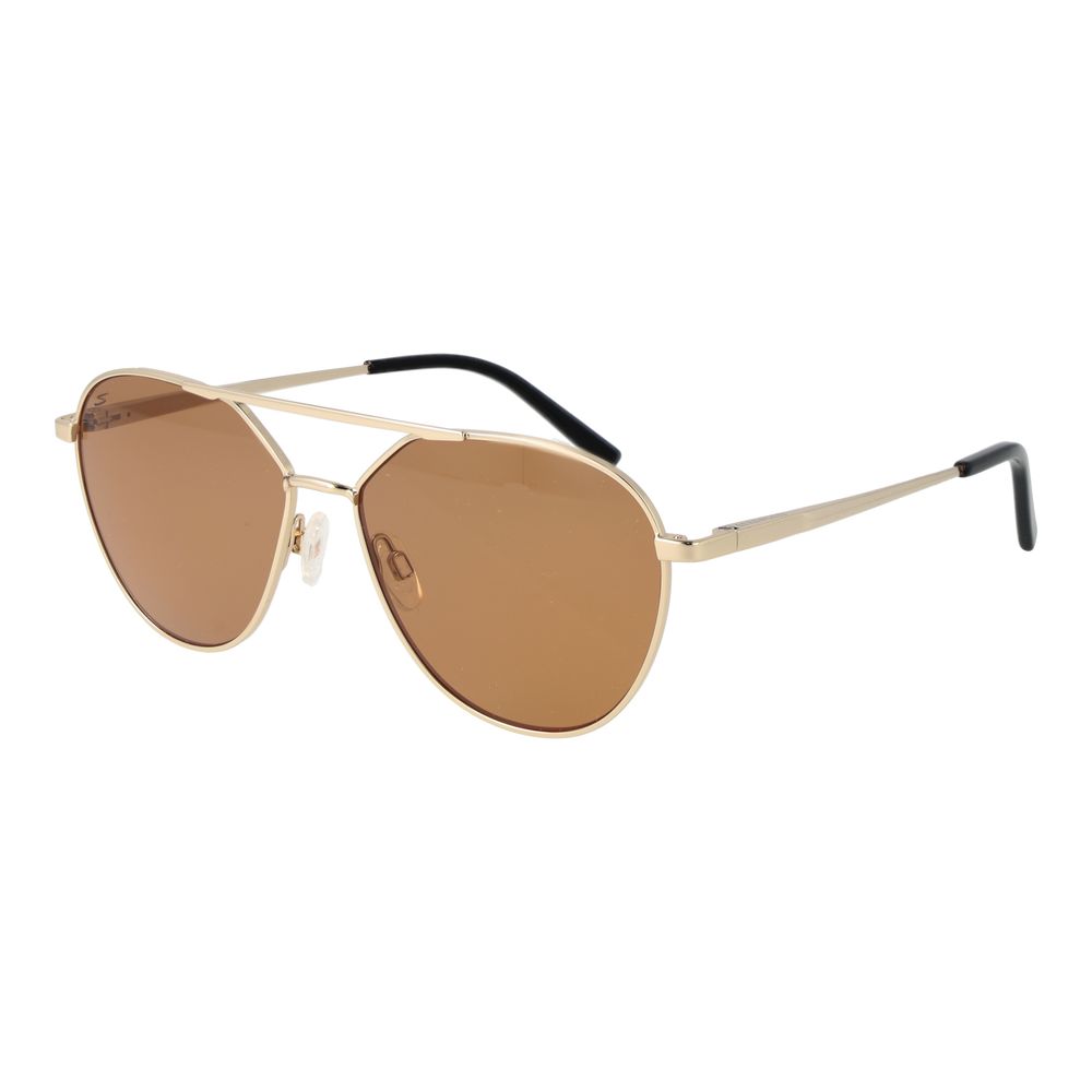 Lunettes de soleil Serengeti Gold en plastique