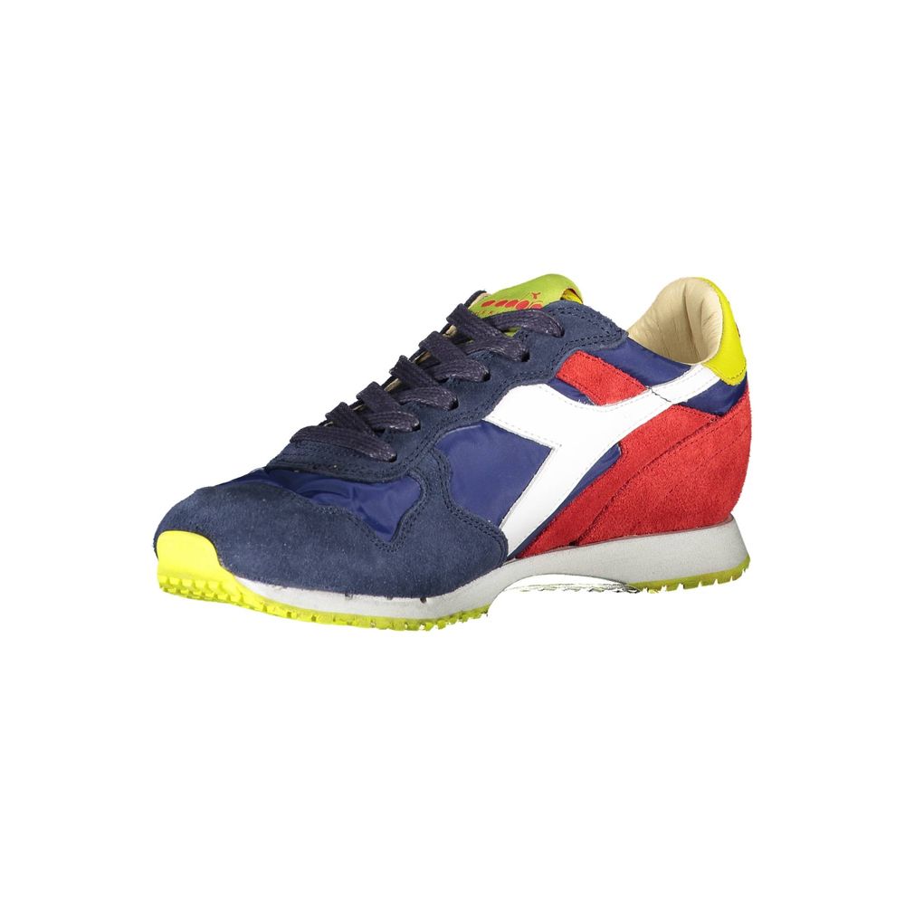 Diadora – Blauer Stoff-Sneaker