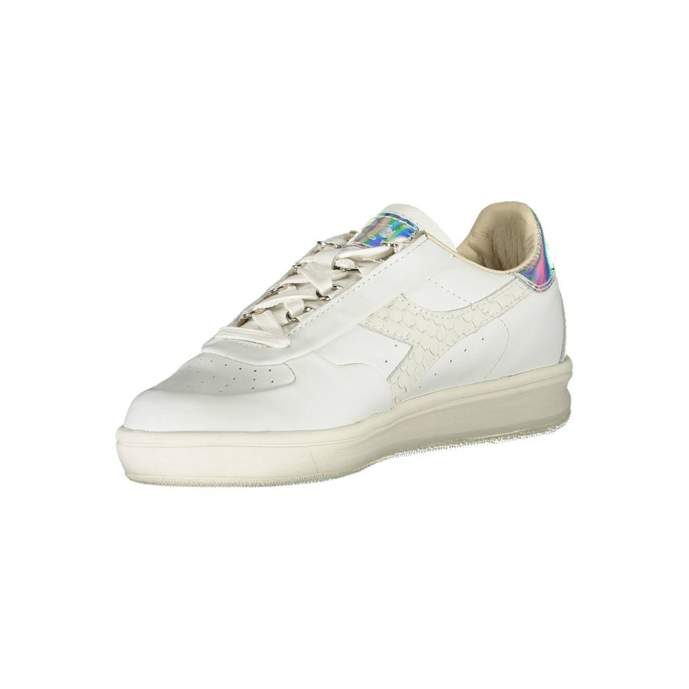 Diadora White Athletic Sneakers for Women detail view