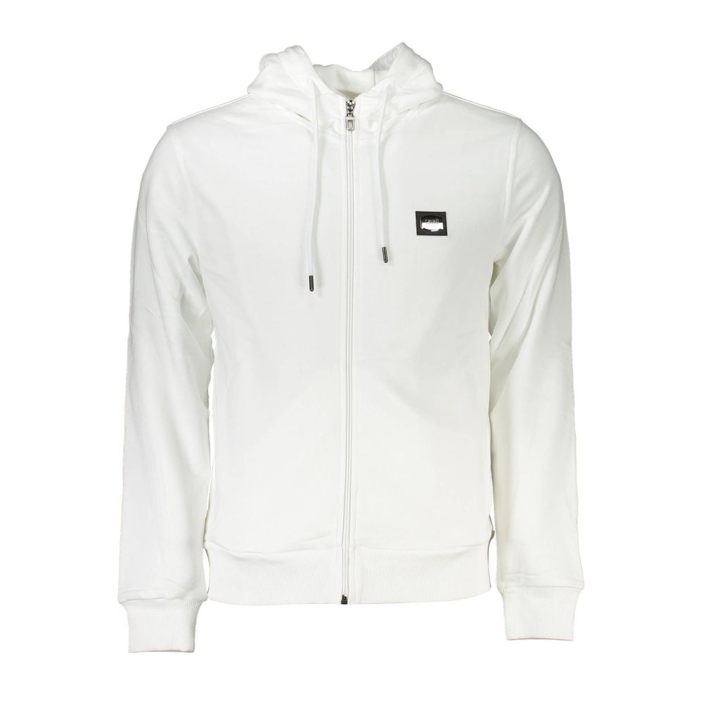 Cavalli Class White Sweatshirt for Men