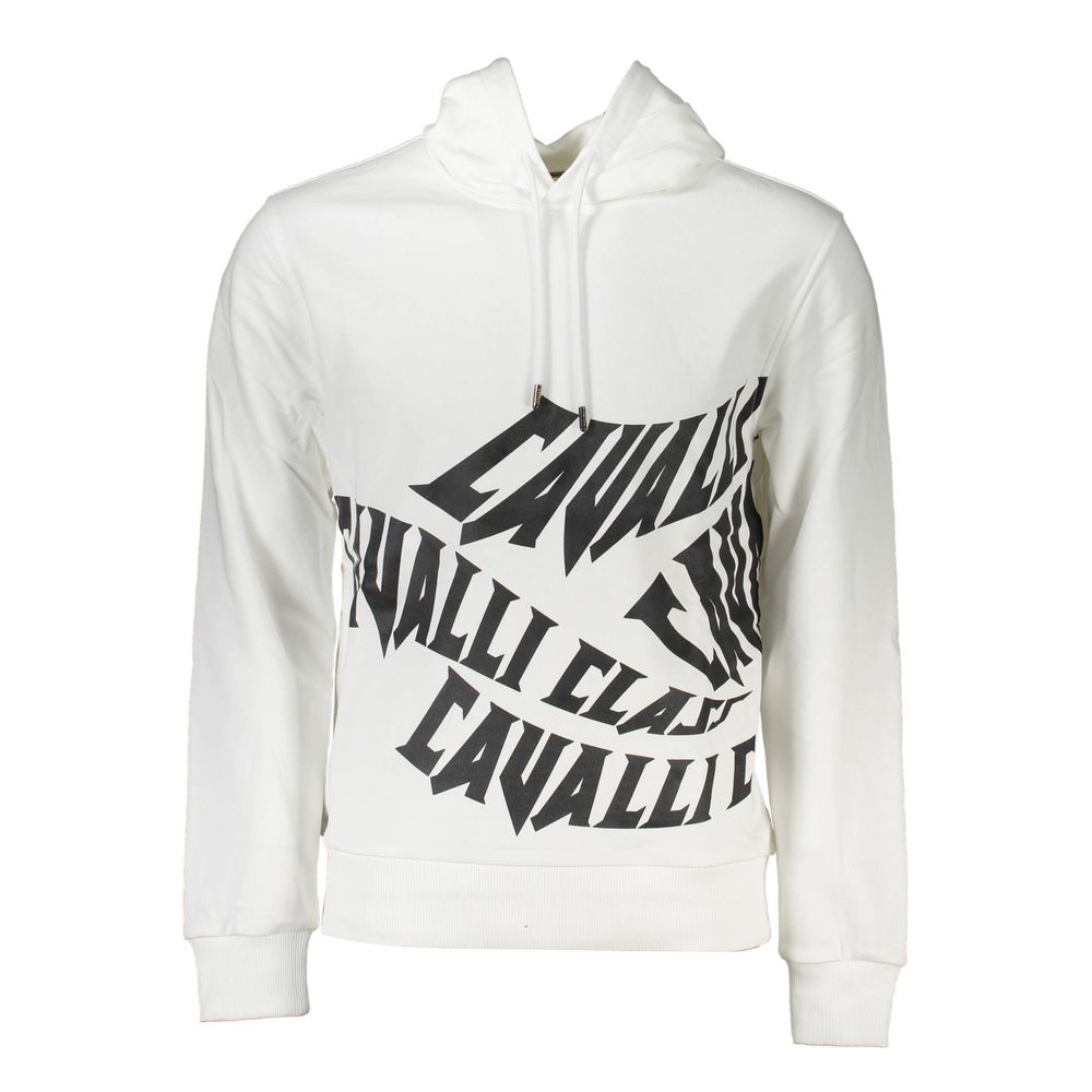 Cavalli Class White Sweatshirt for Men