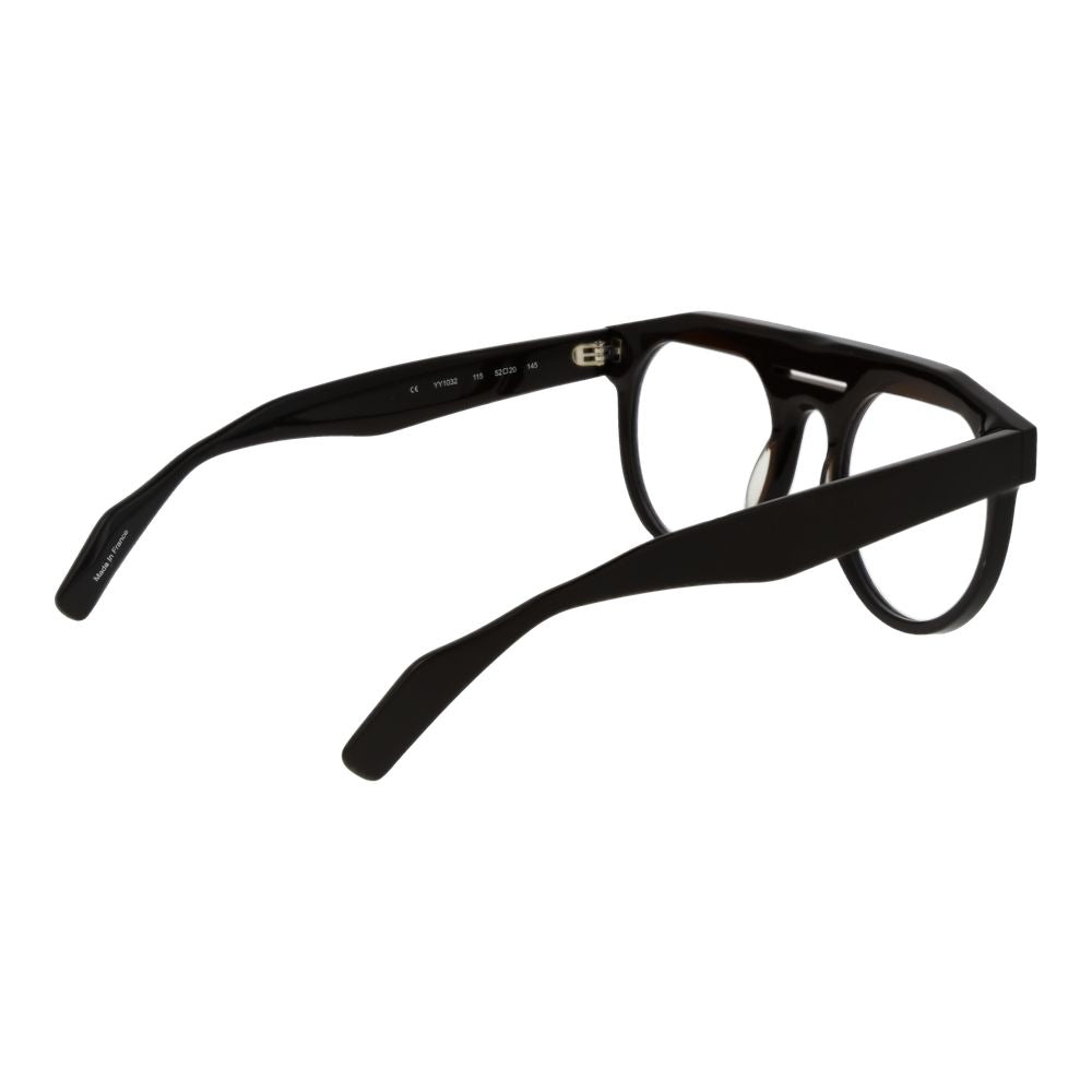 Yohji Yamamoto Brown Glasses Frames for Men detail view