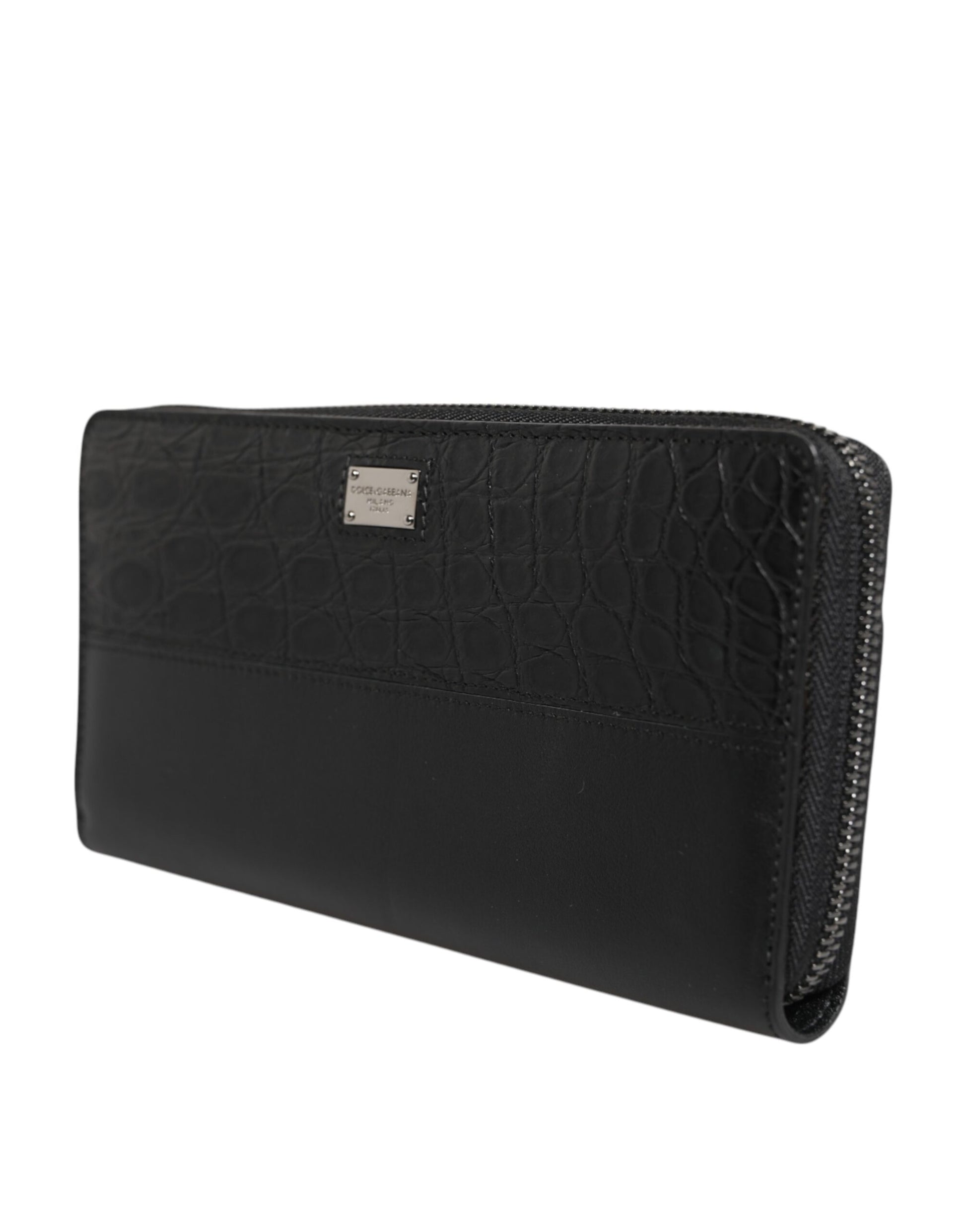 Dolce & Gabbana Black Leather Wallets for Men detail view