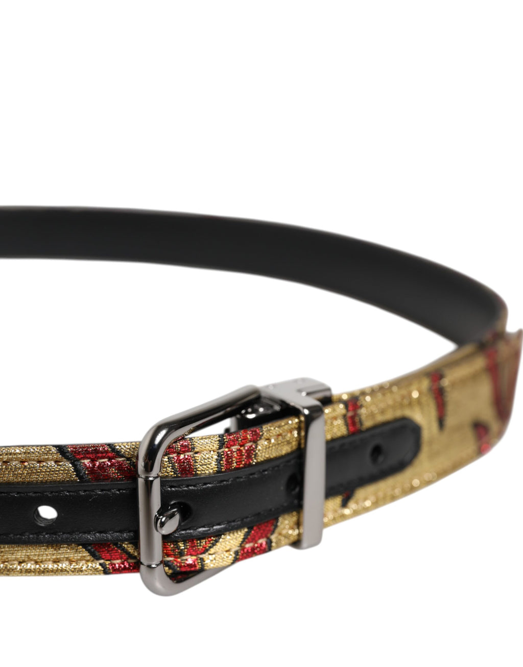 Dolce & Gabbana Gold Belt for Men side view
