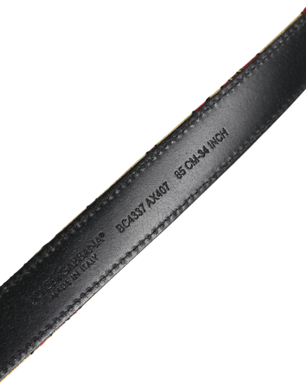 Dolce & Gabbana Gold Belt for Men additional view