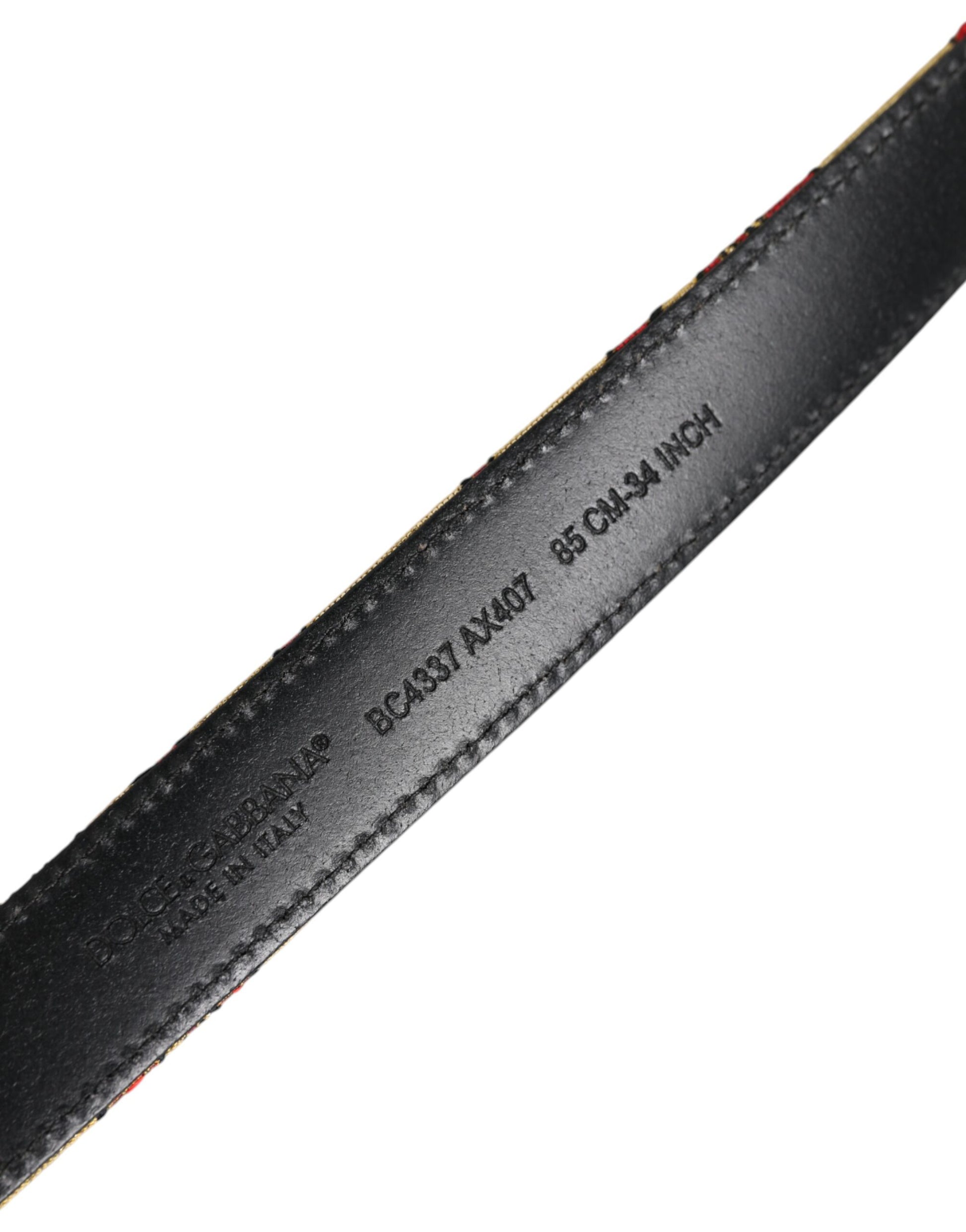 Dolce & Gabbana Gold Belt for Men additional view