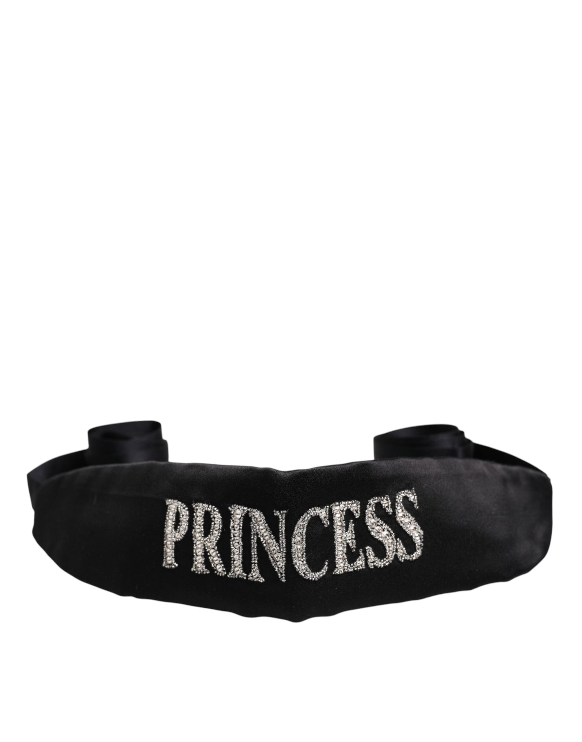 Ceinture tressée Dolce & Gabbana noire Princesse Fantasy