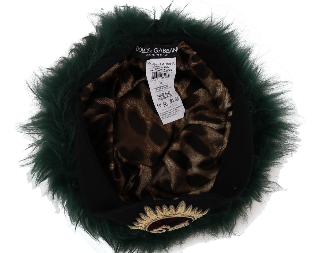 Dolce & Gabbana Green Beanie for Women detail view